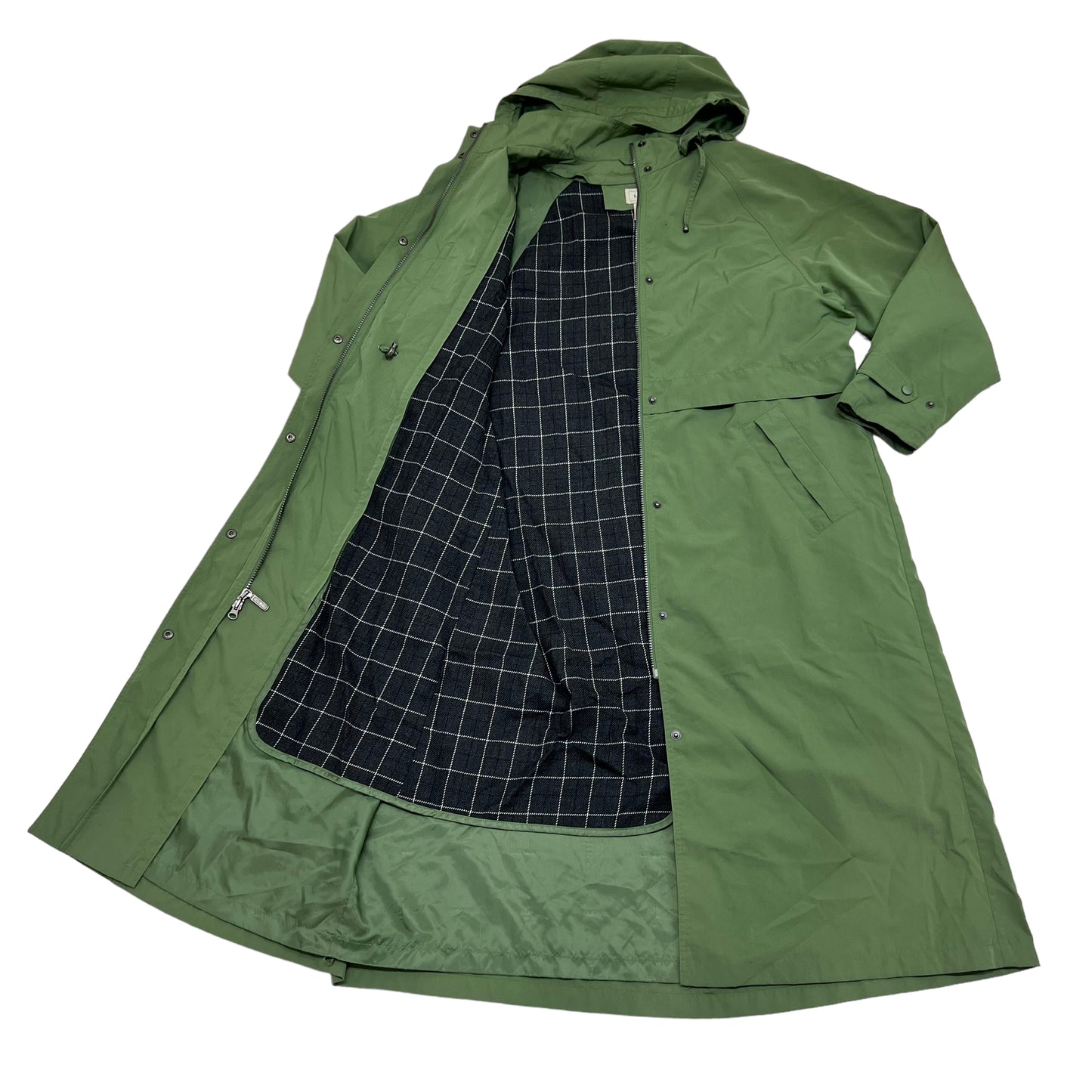 GM90 L.L.Bean エルエルビーン 長袖 ジップアップ コート アウター グリーン レディース 1X