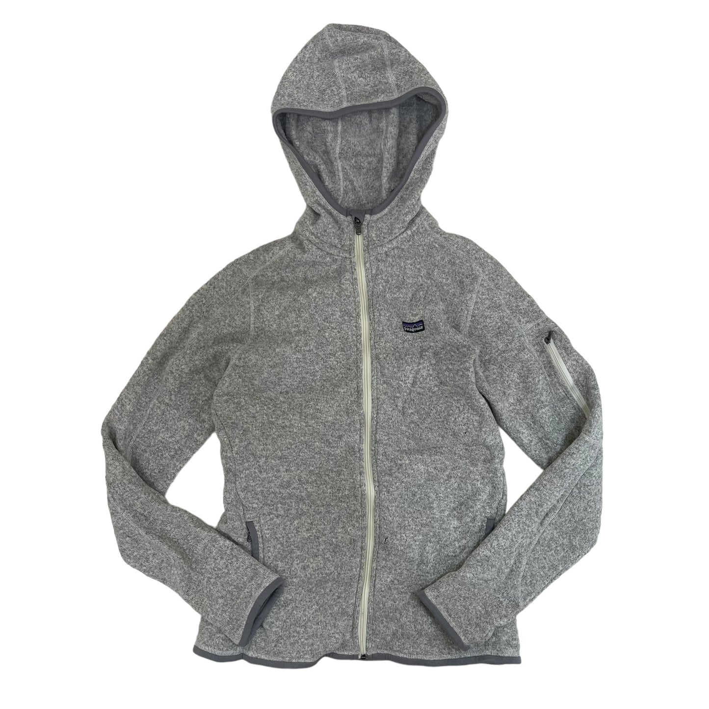 GC246 patagonia フリーストップス トップス ジップアップ 裏ボアトップス フーディー グレー レディース サイズL