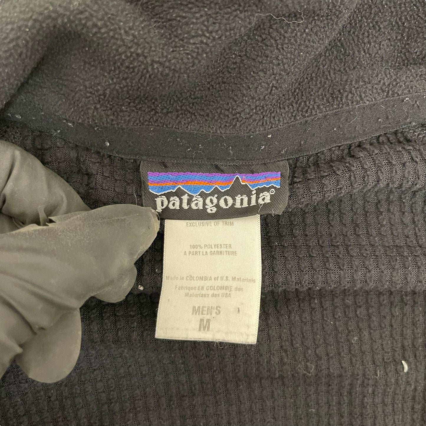 GC269 patagonia フリーストップス トップス ジップアップ ブラック メンズ サイズM