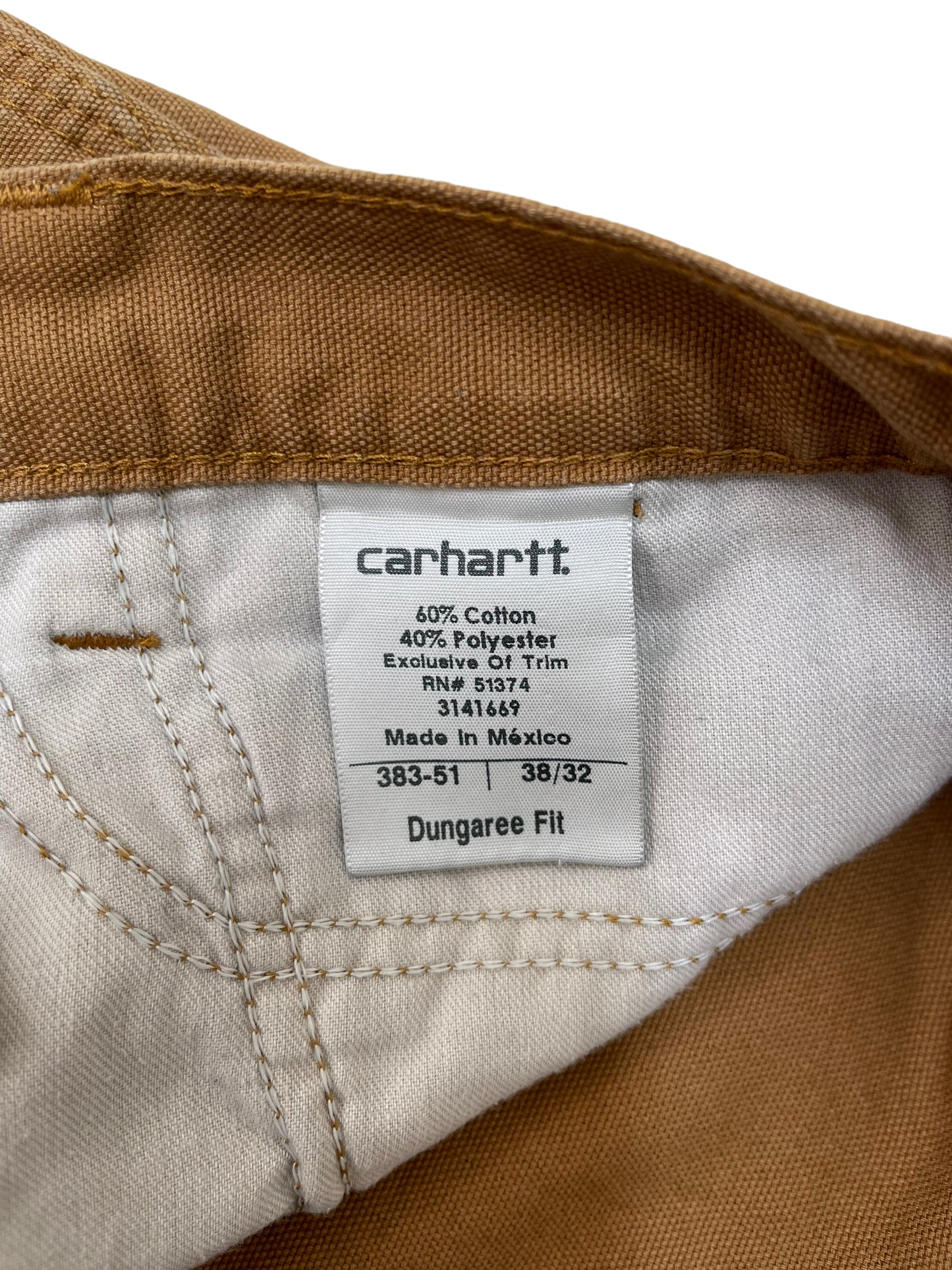 GC79 carhartt ダック生地 ワークパンツ ダックパンツ ベージュ メンズ サイズ38/32