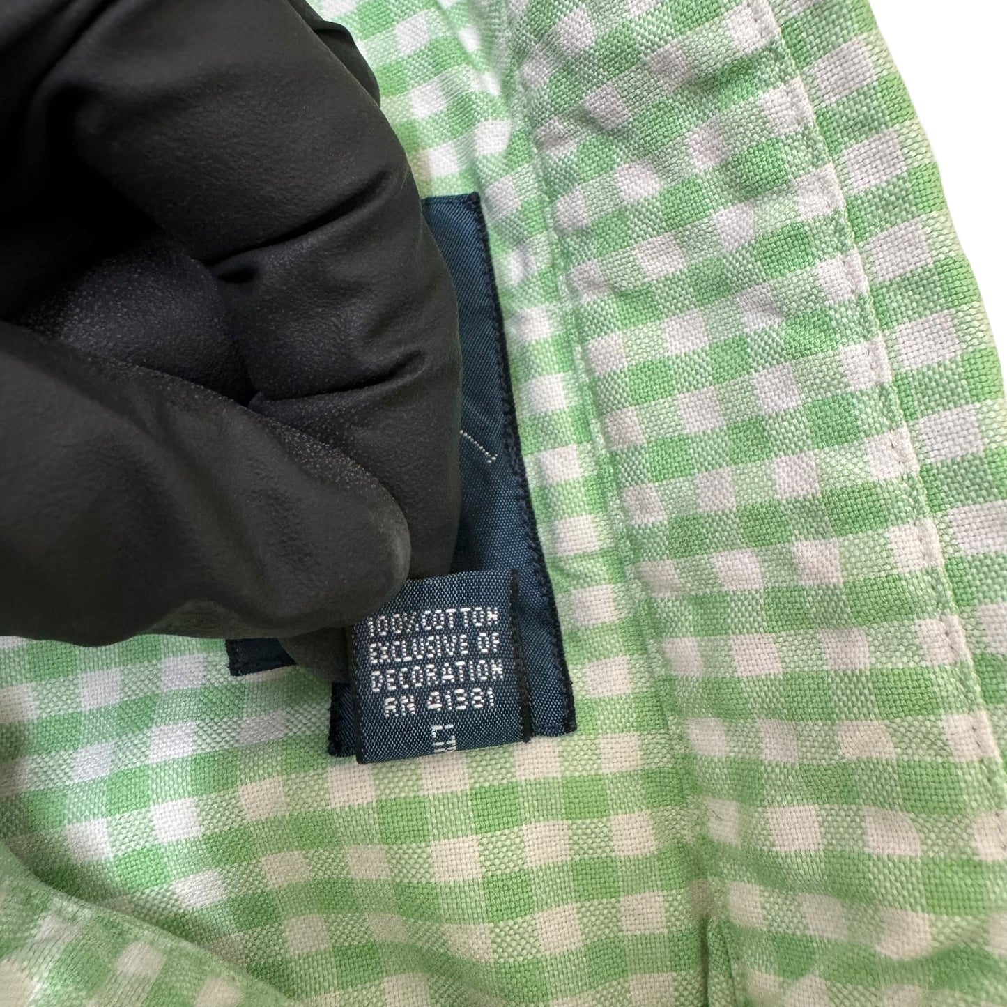 GC840 RALPH LAUREN ラルフローレン チェックシャツ シャツ デザインシャツ 長袖 ライトグリーン メンズ サイズS