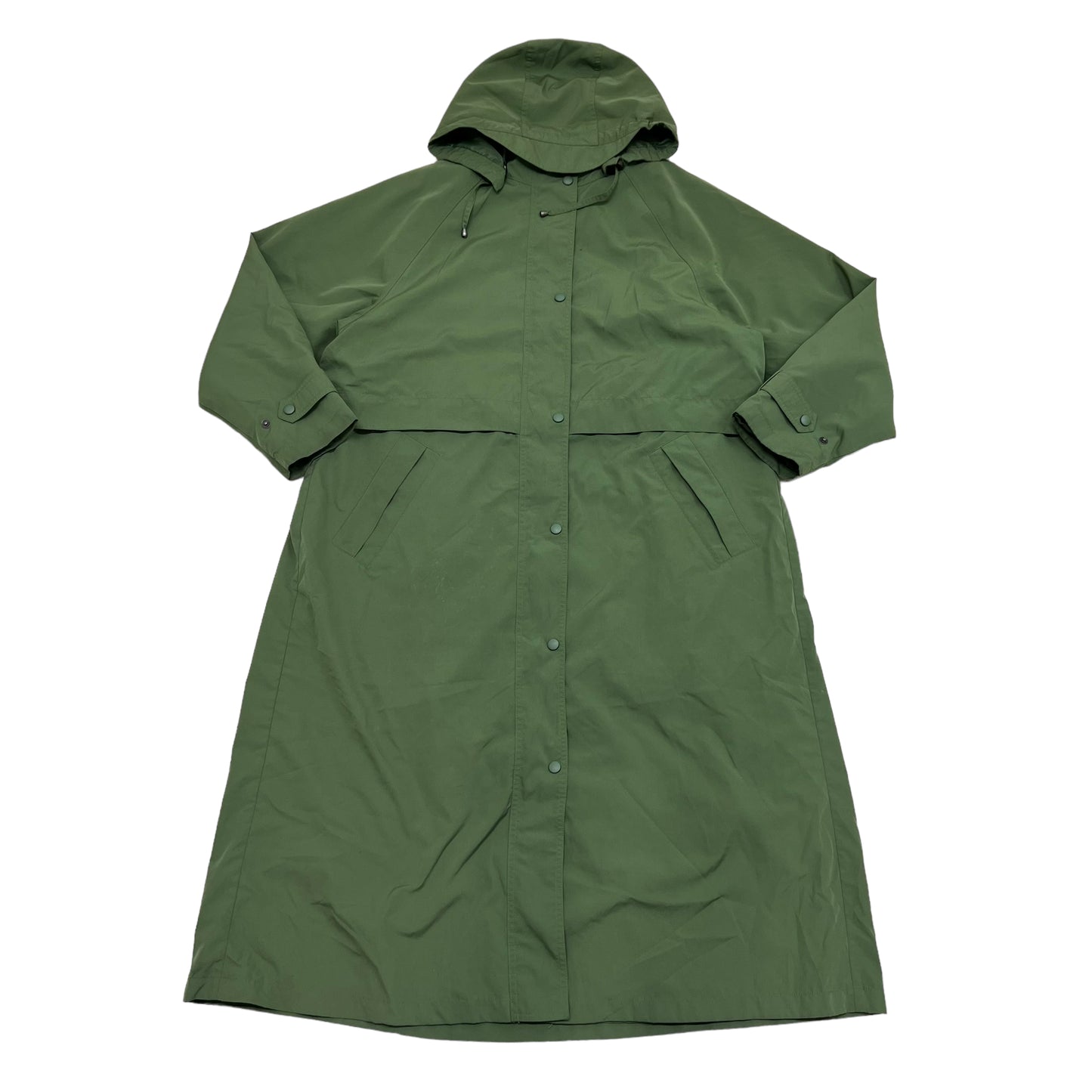 GM90 L.L.Bean エルエルビーン 長袖 ジップアップ コート アウター グリーン レディース 1X
