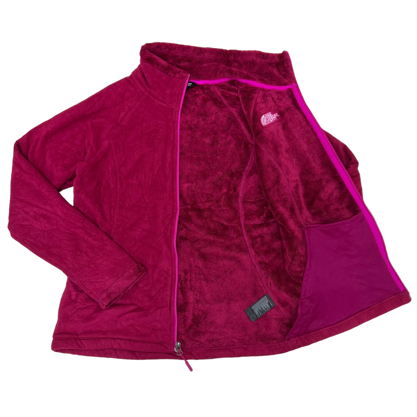 GM162 THE NORTH FACE ザノースフェイス 長袖 ジップアップ フリース ジャケット トップス ピンク系 レディース M