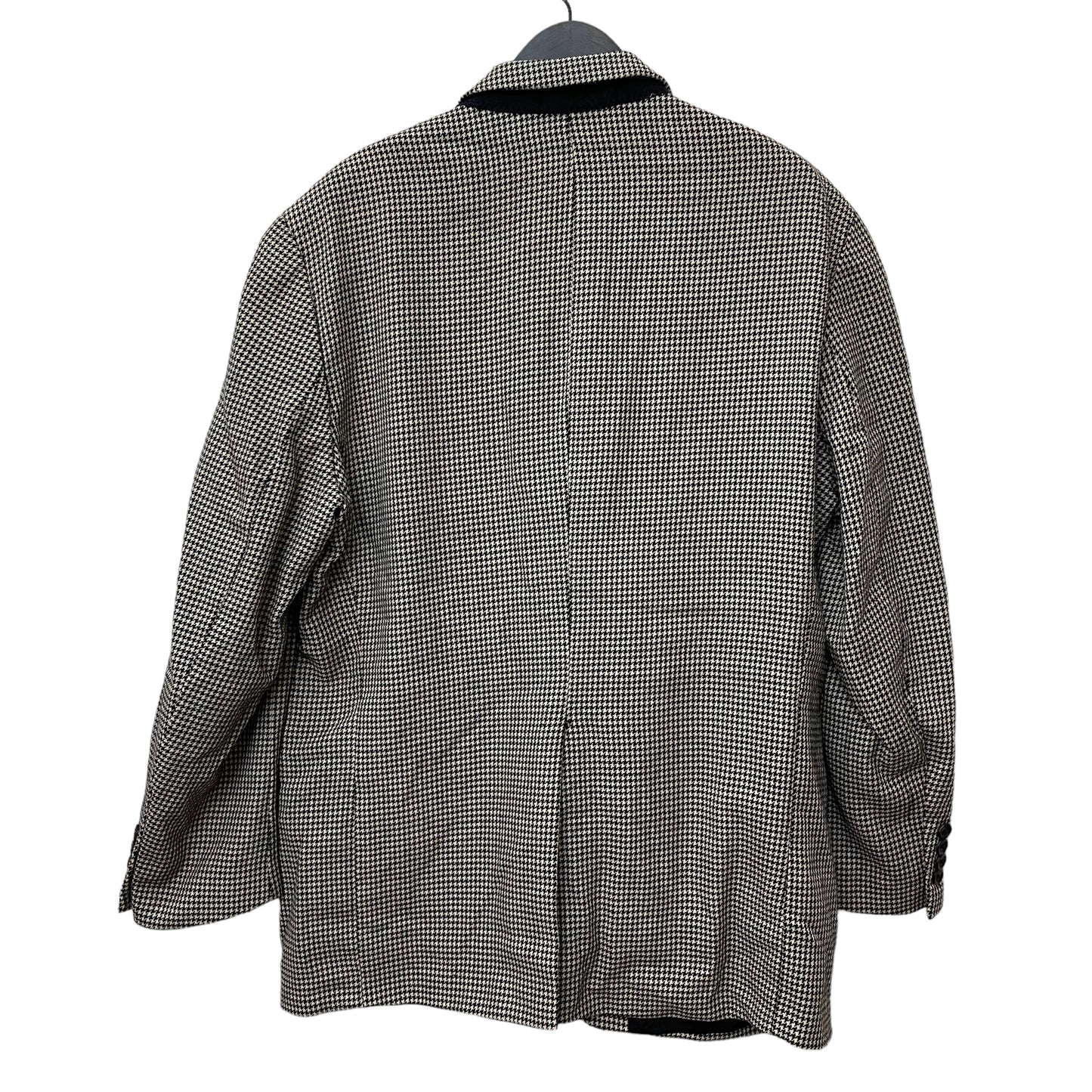 GC449 CHAPS RALPH LAUREN ウール100% テーラードジャケット デザインジャケット ジャケット 千鳥格子柄 ブラック系 メンズ