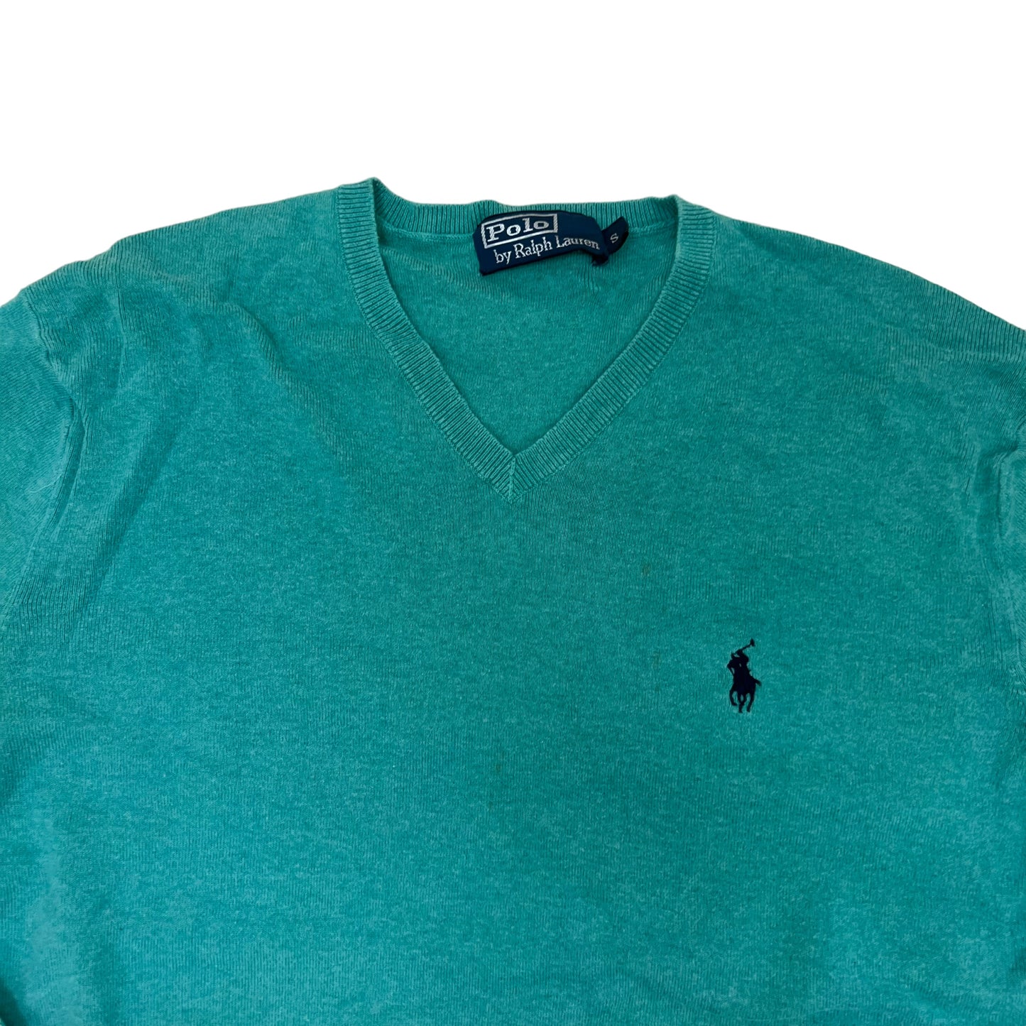 GM271 POLO RALPH LAUREN ポロラルフローレン 長袖 ニット トップス グリーン系 メンズ S