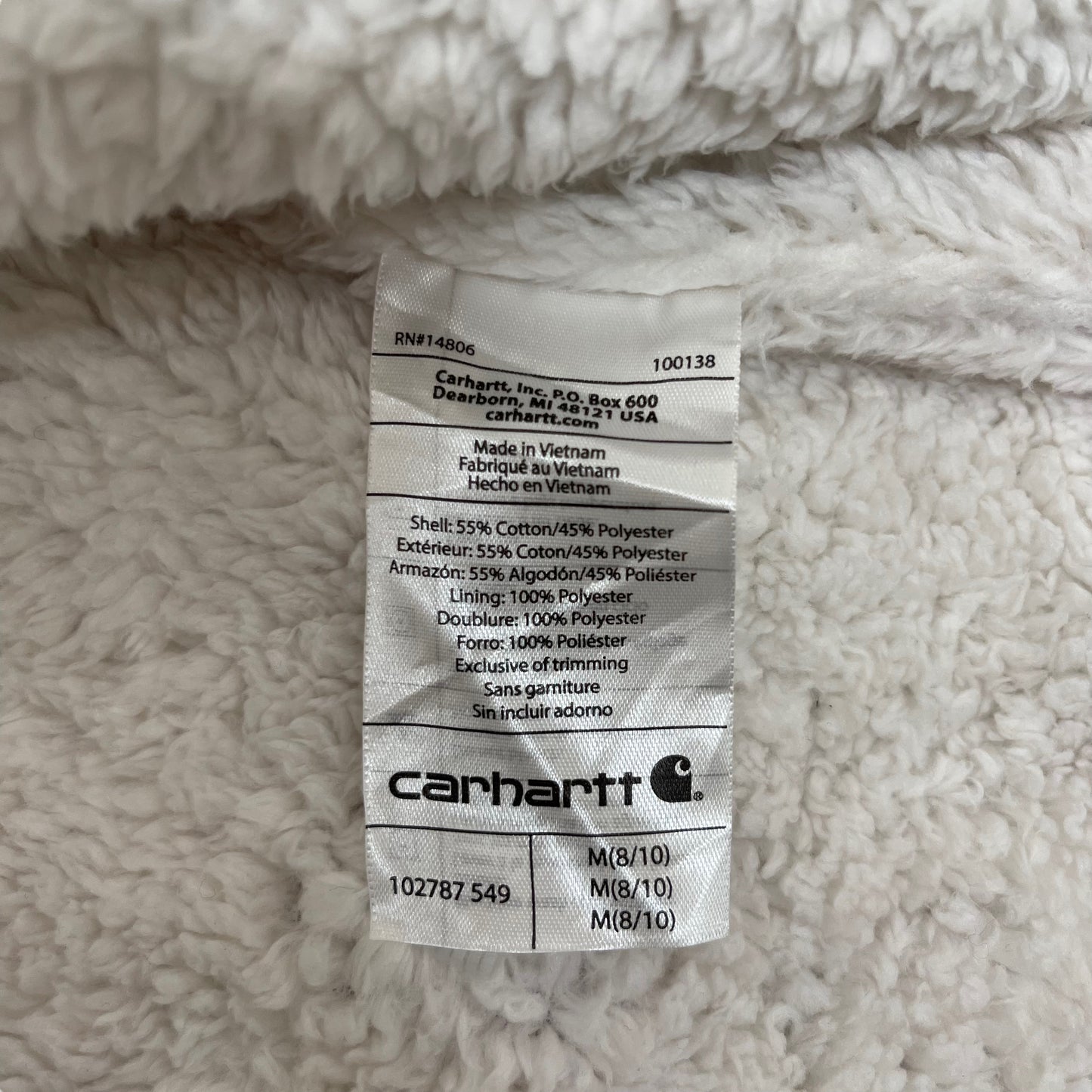 GC43 carhartt 裏ボア スウェットパーカー 小豆色 レディース サイズM