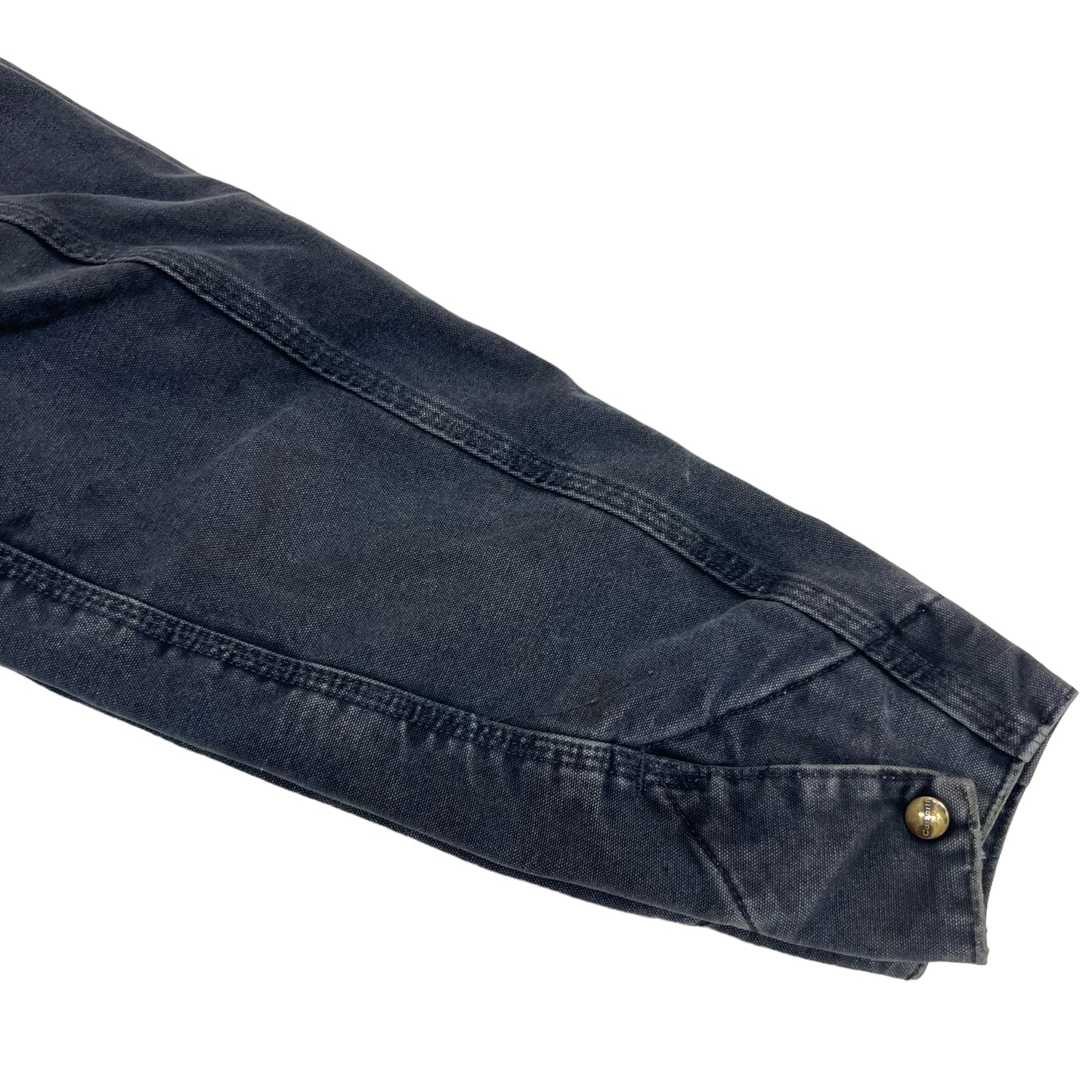 GM124 USA製 Carhartt カーハート 長袖 ジップアップ ダックジャケット 上着 羽織り トップス グレー系 メンズ 実寸参考