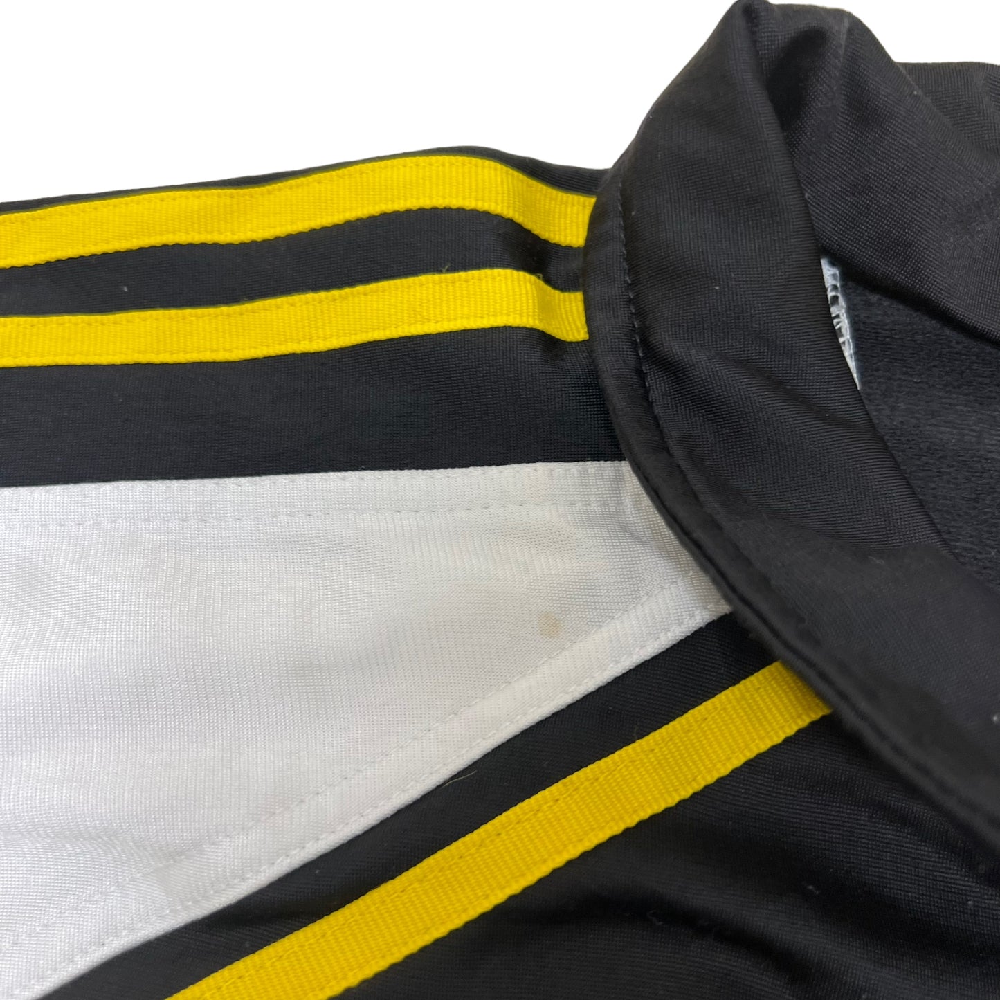 GM222 adidas アディダス 長袖 ジップアップ ジャージ 上着 羽織り トップス ブラック系 メンズ S