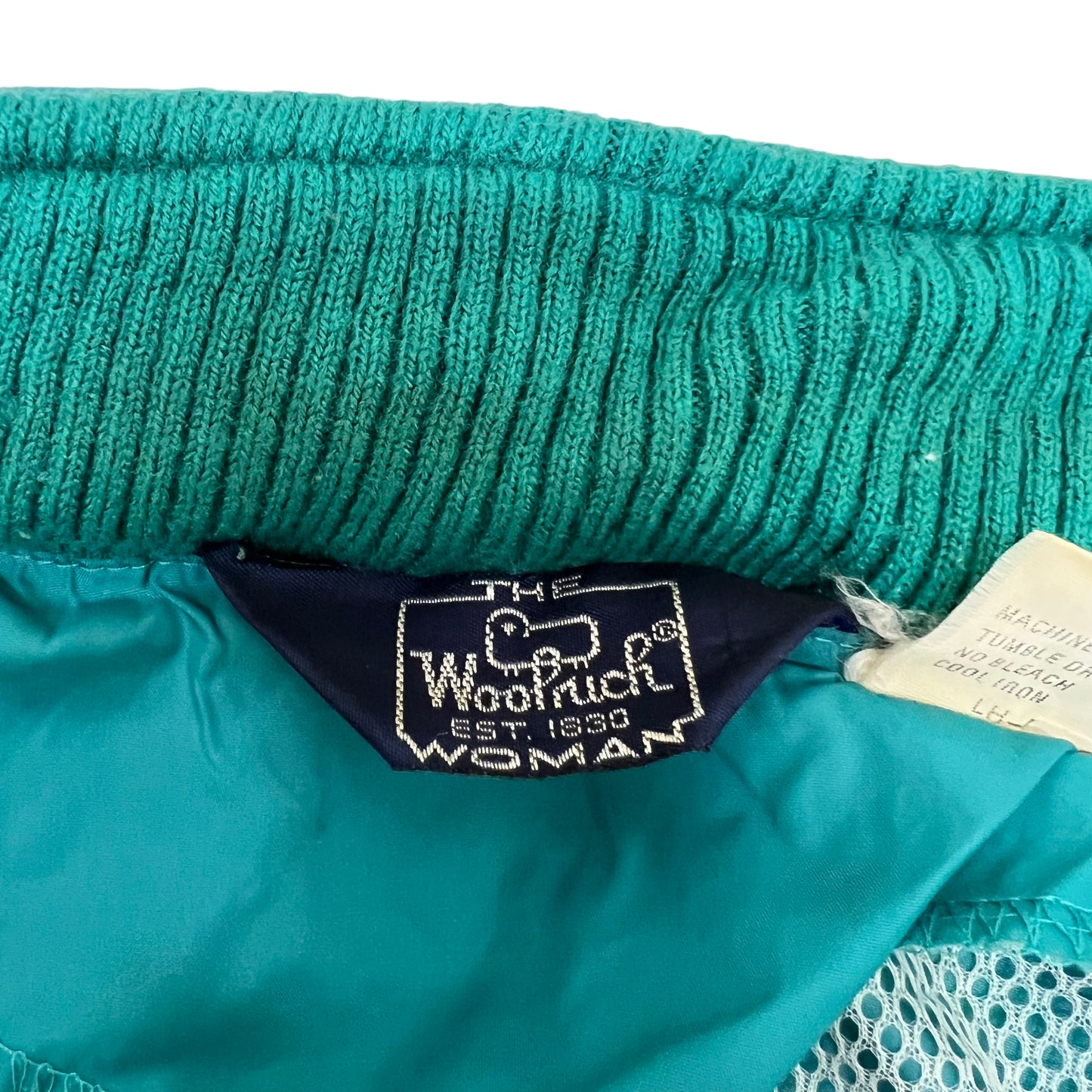 GM94 WOOLRICH ウールリッチ 長袖 ジップアップ ナイロンジャケット トップス グリーン系 メンズ L