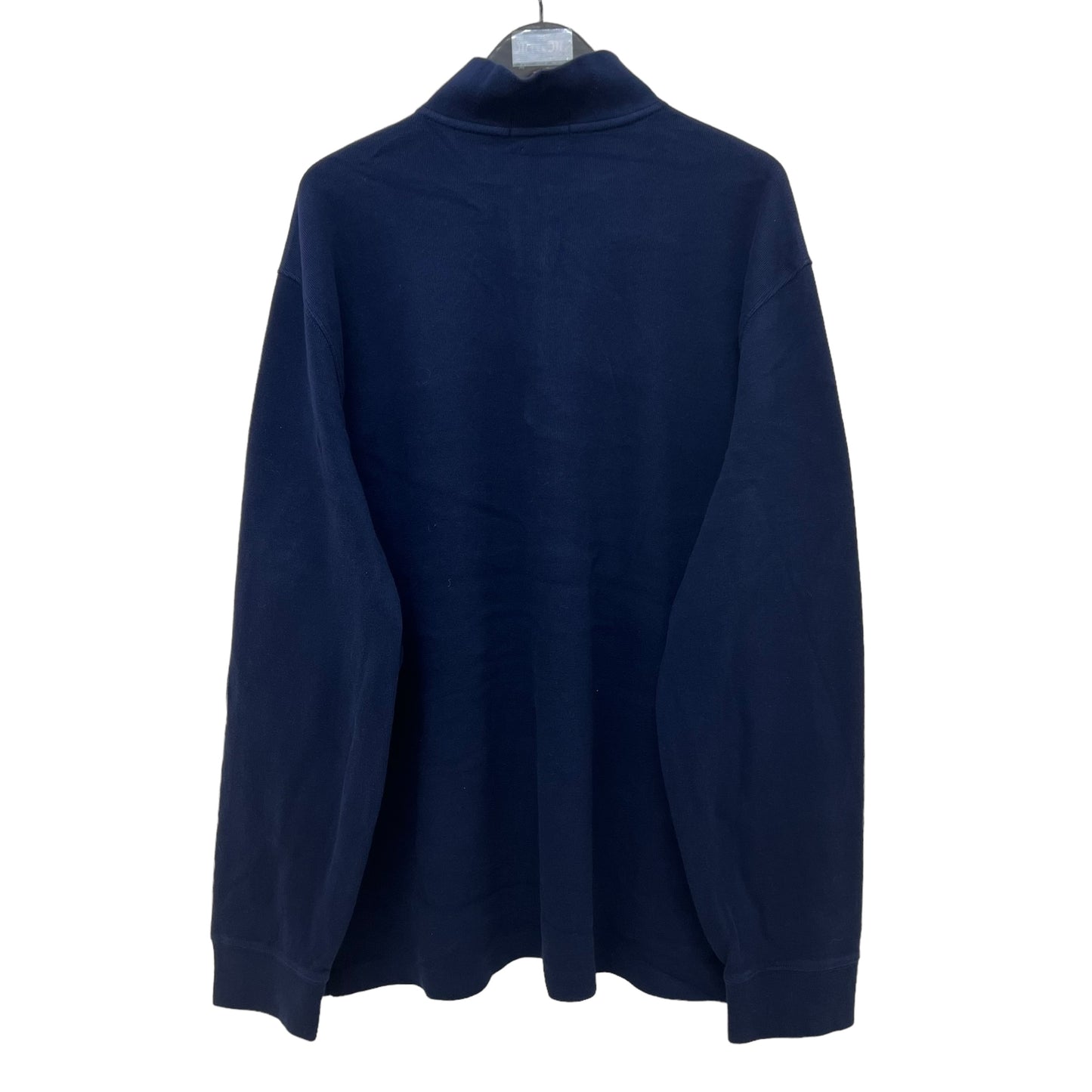 GM215 POLO RALPH LAUREN ポロラルフローレン 長袖 ハーフジップアップ トップス プルオーバー ネイビー系 メンズ XL