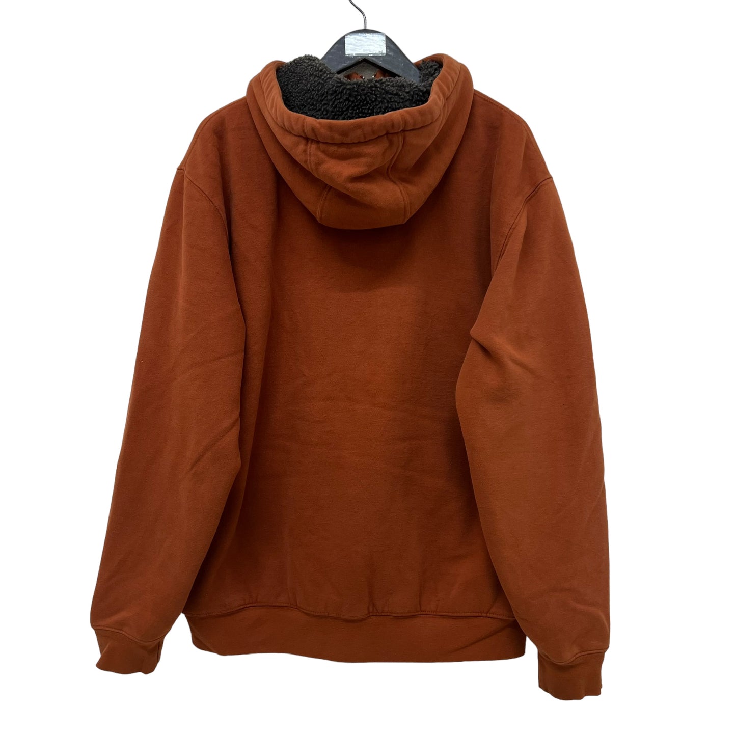 GM213 Carhartt カーハート 長袖 裏ボア ジップアップ パーカー トップス 上着 羽織り ブラウン系 メンズ M