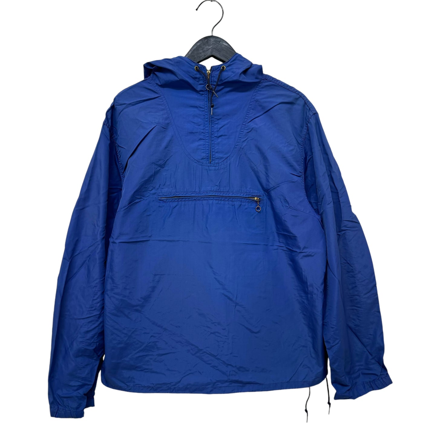 GC927 Blizzard Cloth アノラックパーカー ナイロンパーカー フーディーパーカー 防水パーカー ハーフジップ ブルー メンズ