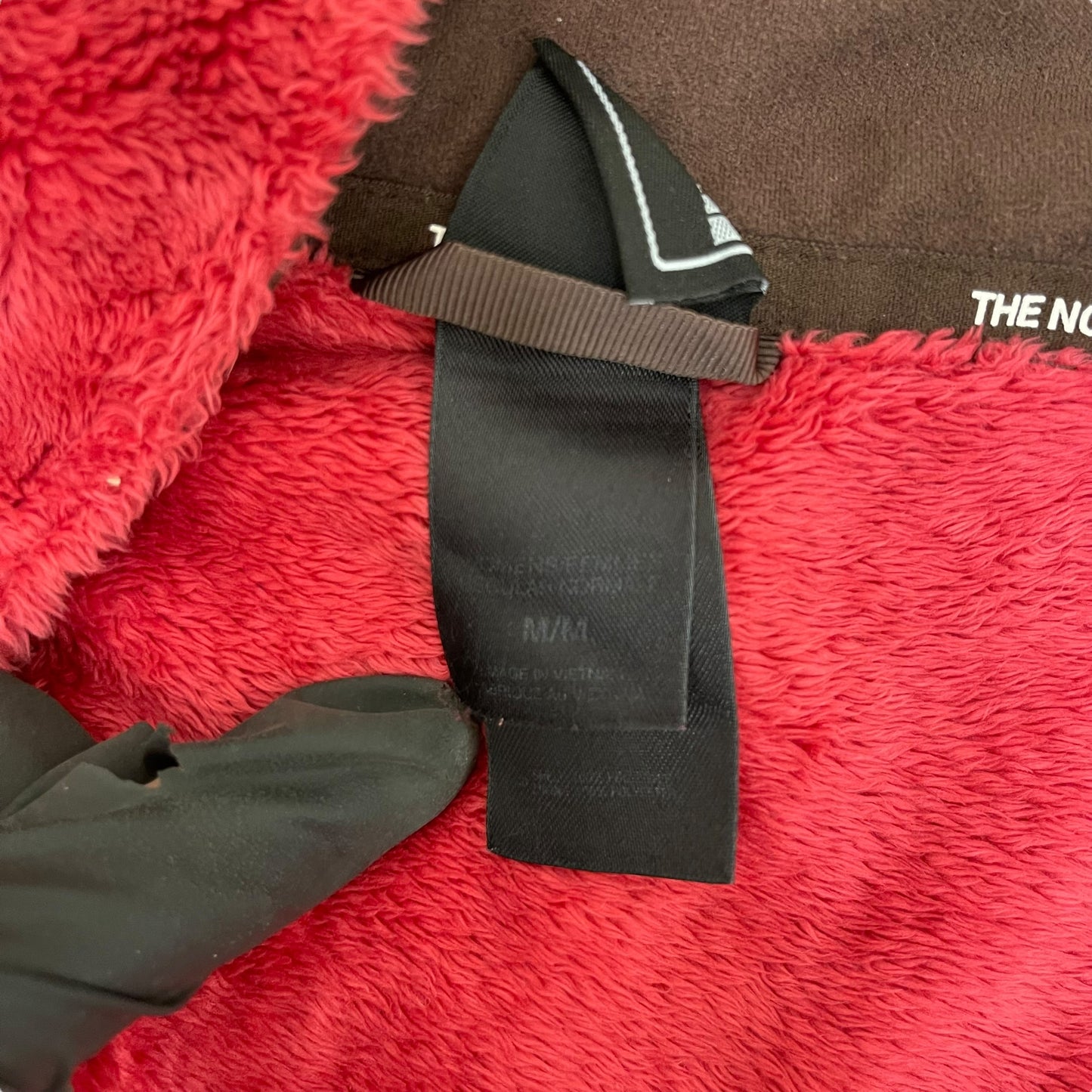 GC248 THE NORTH FACE フリーストップス トップス 裏ボア レッド レディース サイズM