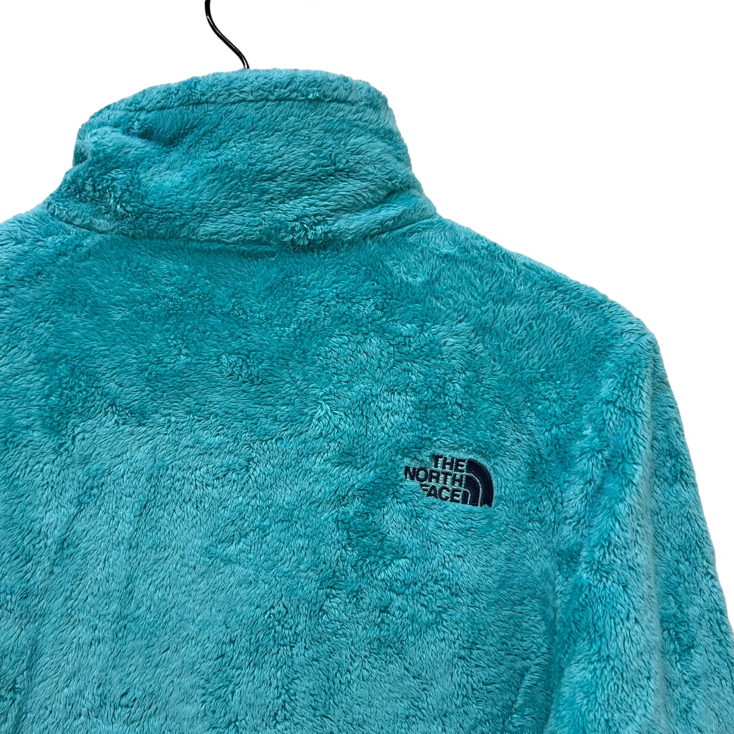 GM393 THE NORTH FACE ザノースフェイス 長袖 ジップアップ フリース ジャケット 上着 羽織り トップス 水色系 レディース M