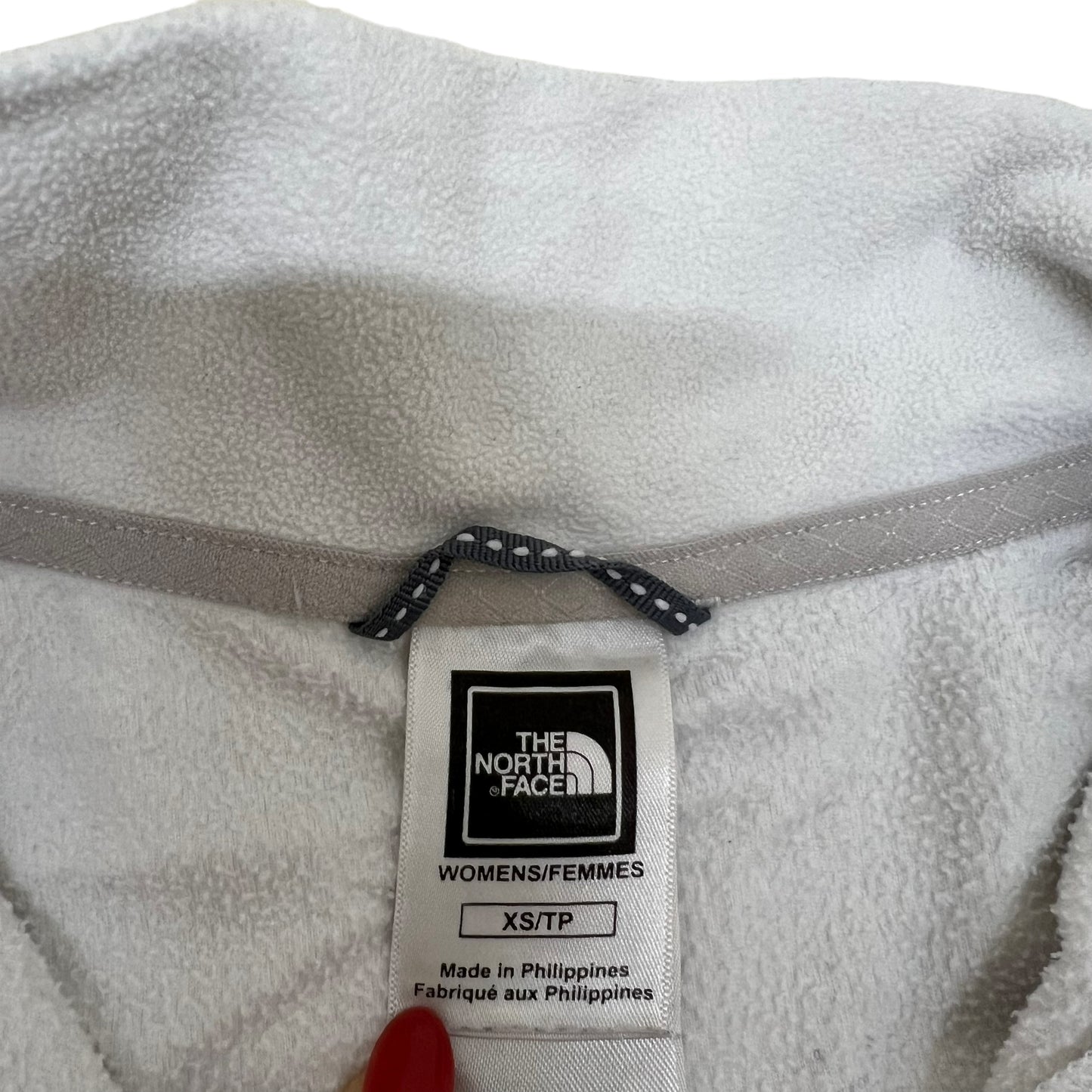 GM366 THE NORTH FACE ザノースフェイス 長袖 フリース トップス プルオーバー ホワイト レディース XS