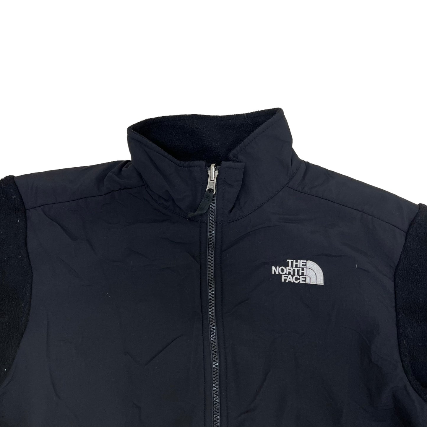 GM376 THE NORTH FACE ザノースフェイス 長袖 ジップアップ フリース ジャケット 上着 羽織り トップス ブラック キッズ 子供服 L