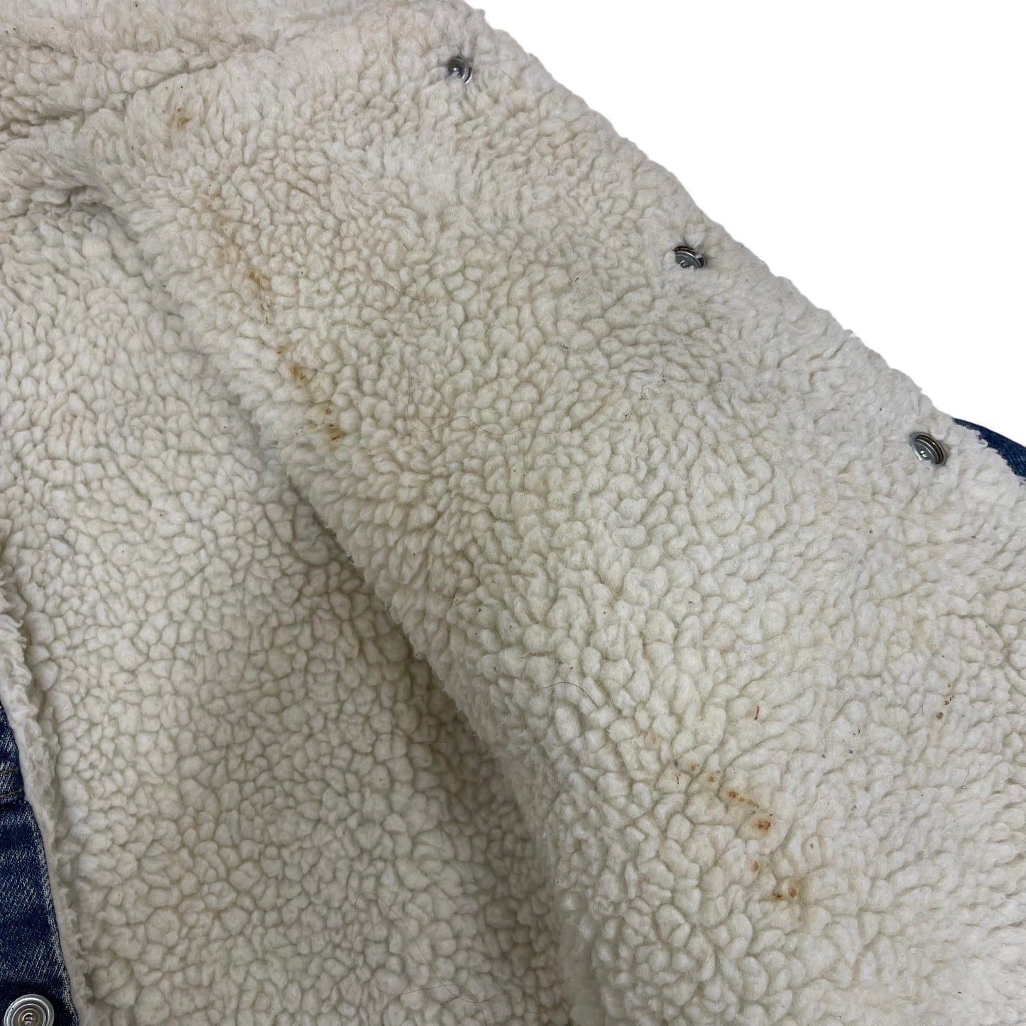 GC219 USA製 LEVIS デニムジャケット 裏ボアジャケット 裏ボア ブルー系 サイズ38