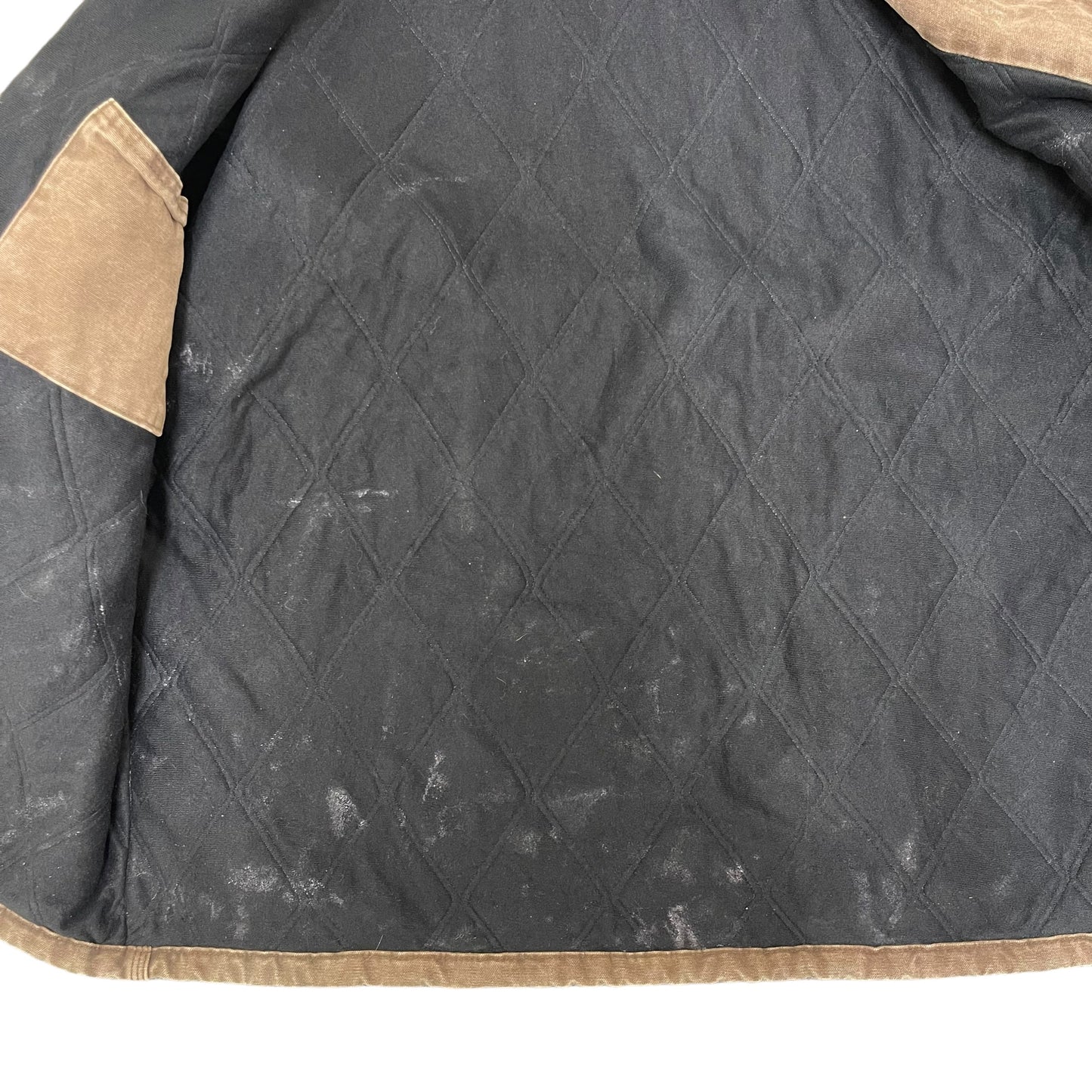 GC258 USA製 carhartt ダックジャケット ダック地 ジャケット 羽織り ブラウン メンズ サイズ2XL