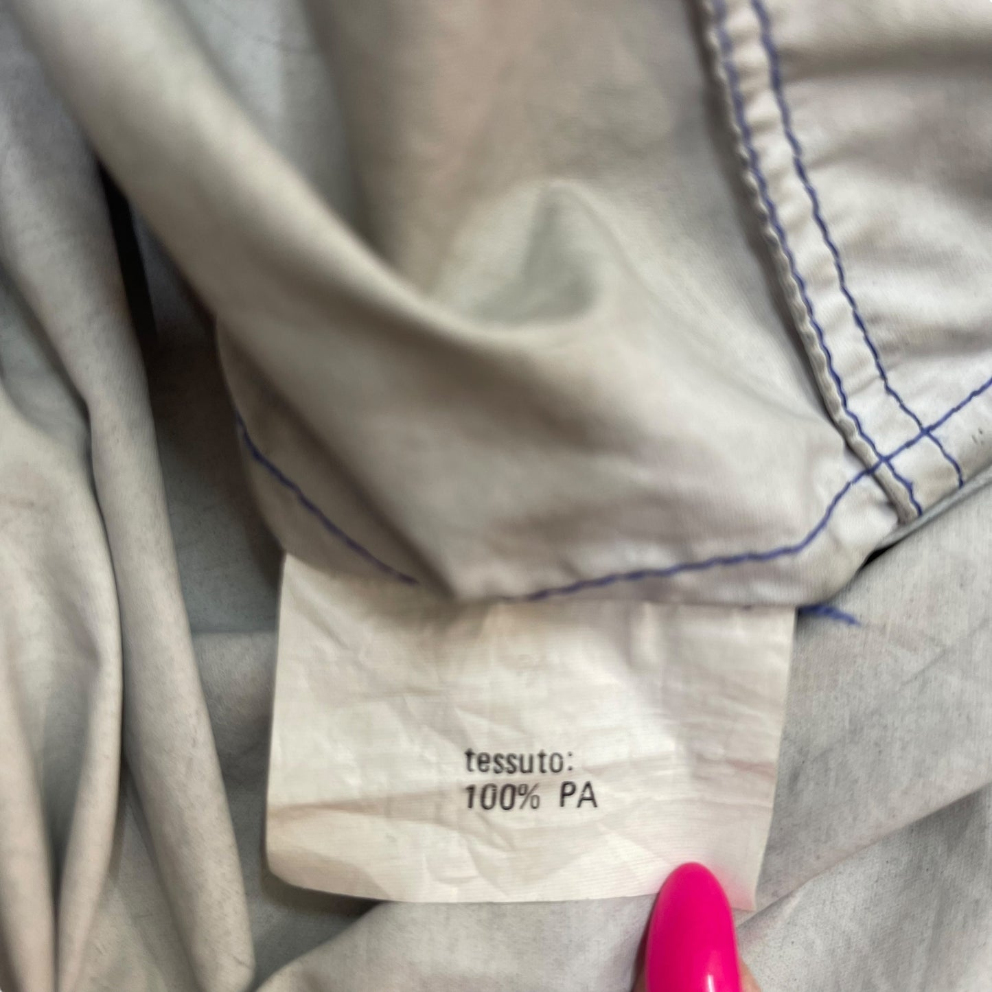 GC375 Henrry Cotton's アノラックパーカー ナイロンパーカー フーディー ラベンダー系 メンズ サイズ52