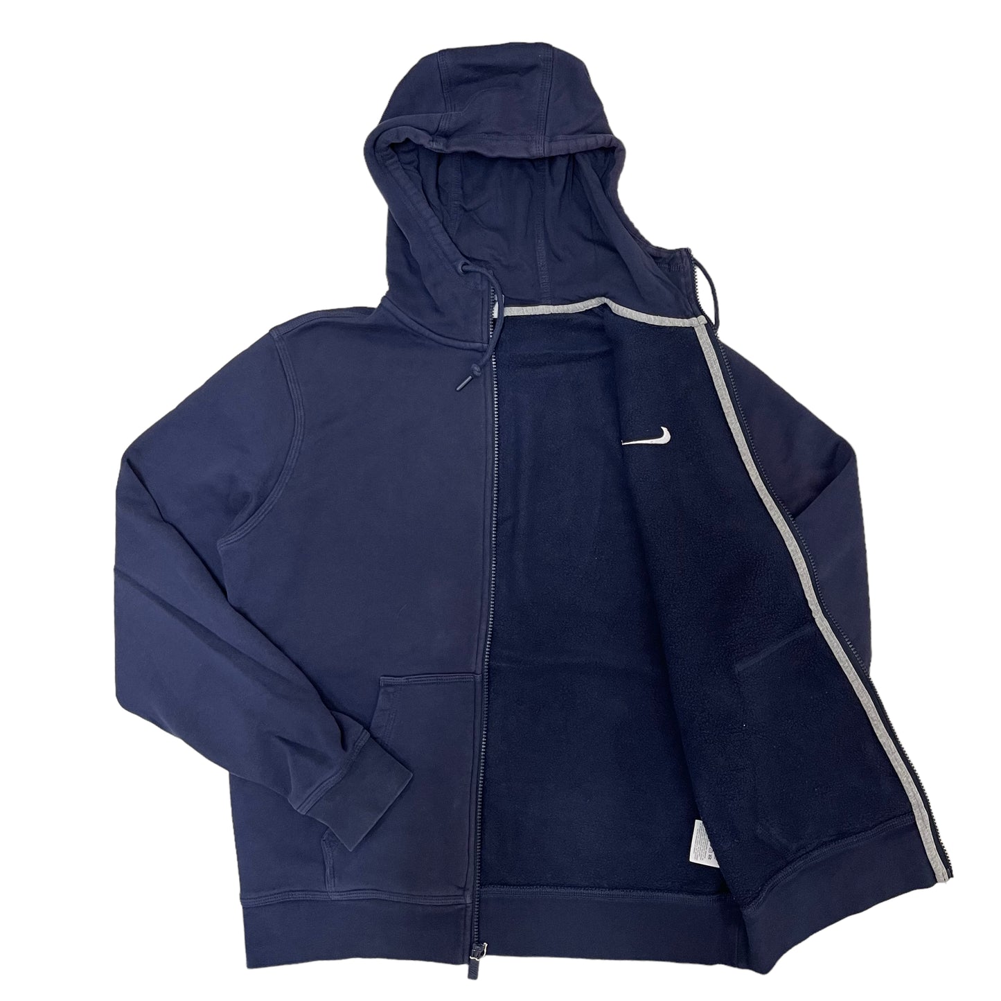GC47 NIKE 裏毛ジップアップパーカー ネイビー メンズ サイズL