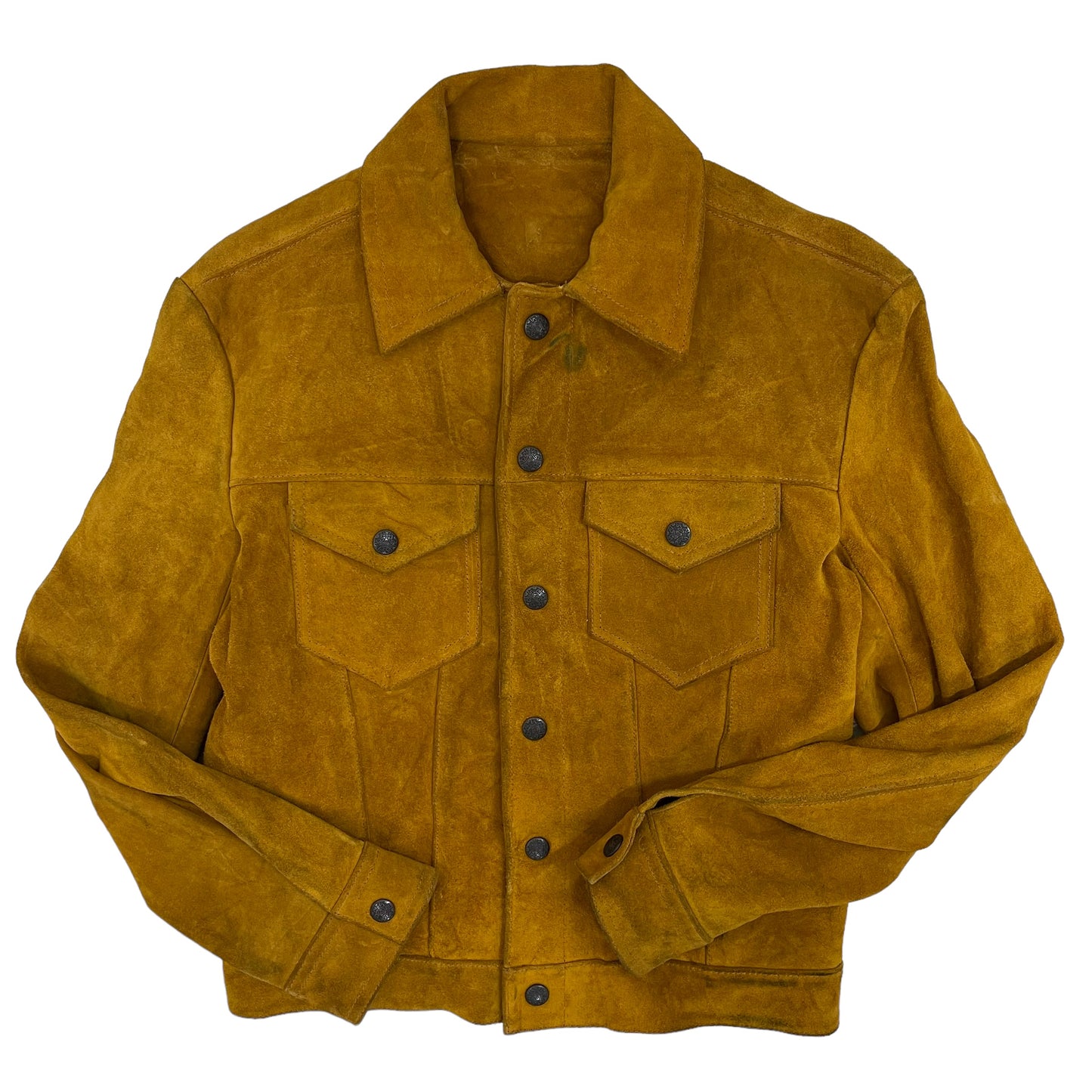 GC320 70'S SUEDE TRUCKER JACKET ジャケット レザージャケット マスタード メンズ