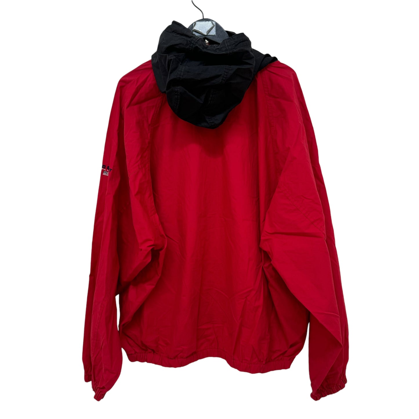 GC941 POLO SPORT RALPH LAUREN ポロスポーツ コットンジャケット コットン 綿 100% フーディージャケット ジップアップジャケット ジャケット 長袖 レッド メンズ サイズXL