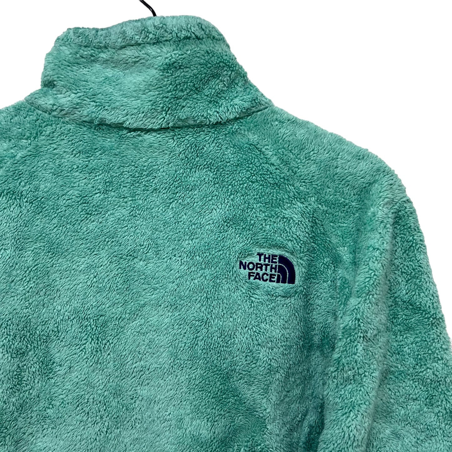 GM378 THE NORTH FACE ザノースフェイス 長袖 ジップアップ フリース ジャケット 上着 羽織り トップス グリーン系 レディース M