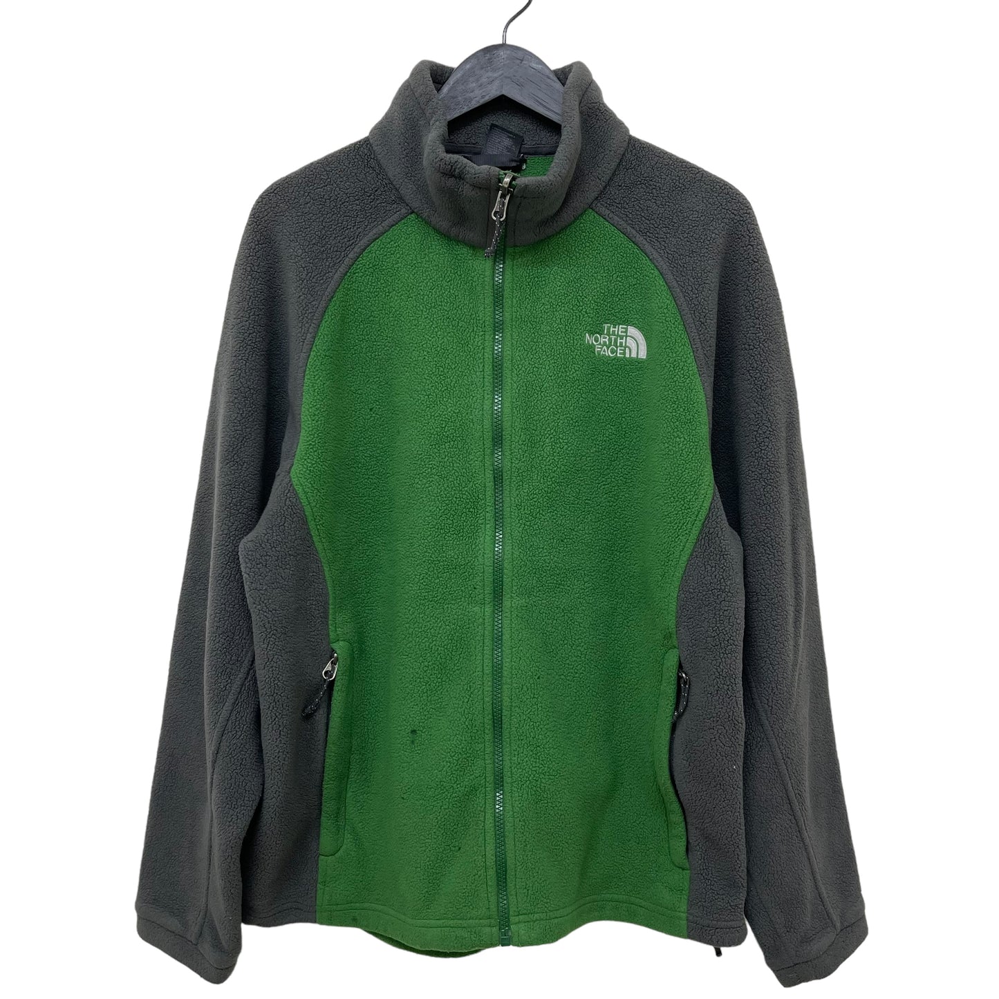 GC253 patagonia フリーストップス トップス ジップアップ グリーン×グレー メンズ サイズM