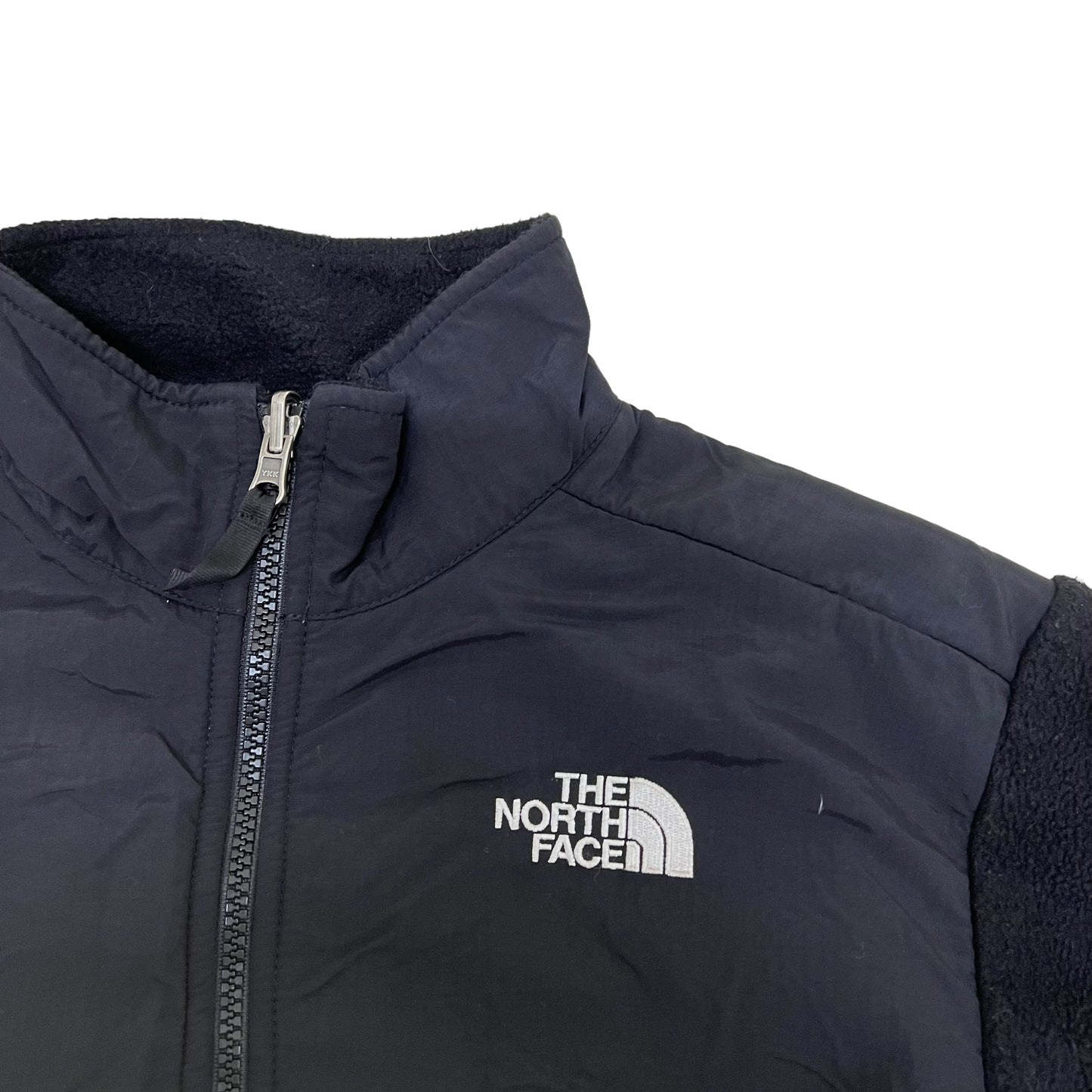 GM376 THE NORTH FACE ザノースフェイス 長袖 ジップアップ フリース ジャケット 上着 羽織り トップス ブラック キッズ 子供服 L