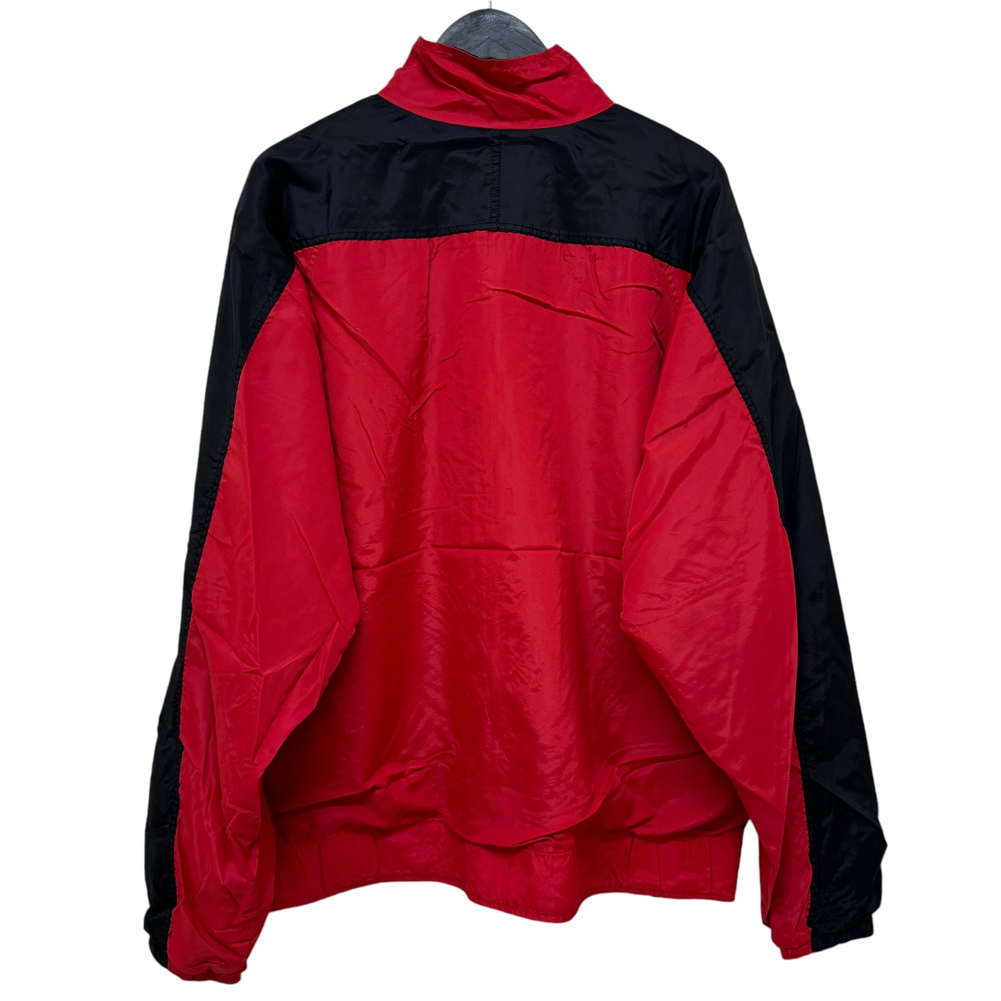 GC954 NIKE ナイキ LUTHERAN BASKETBALL ナイロンジャケット ジャケット 羽織り ユニフォーム ジップアップジャケット 長袖 レッド メンズ サイズM