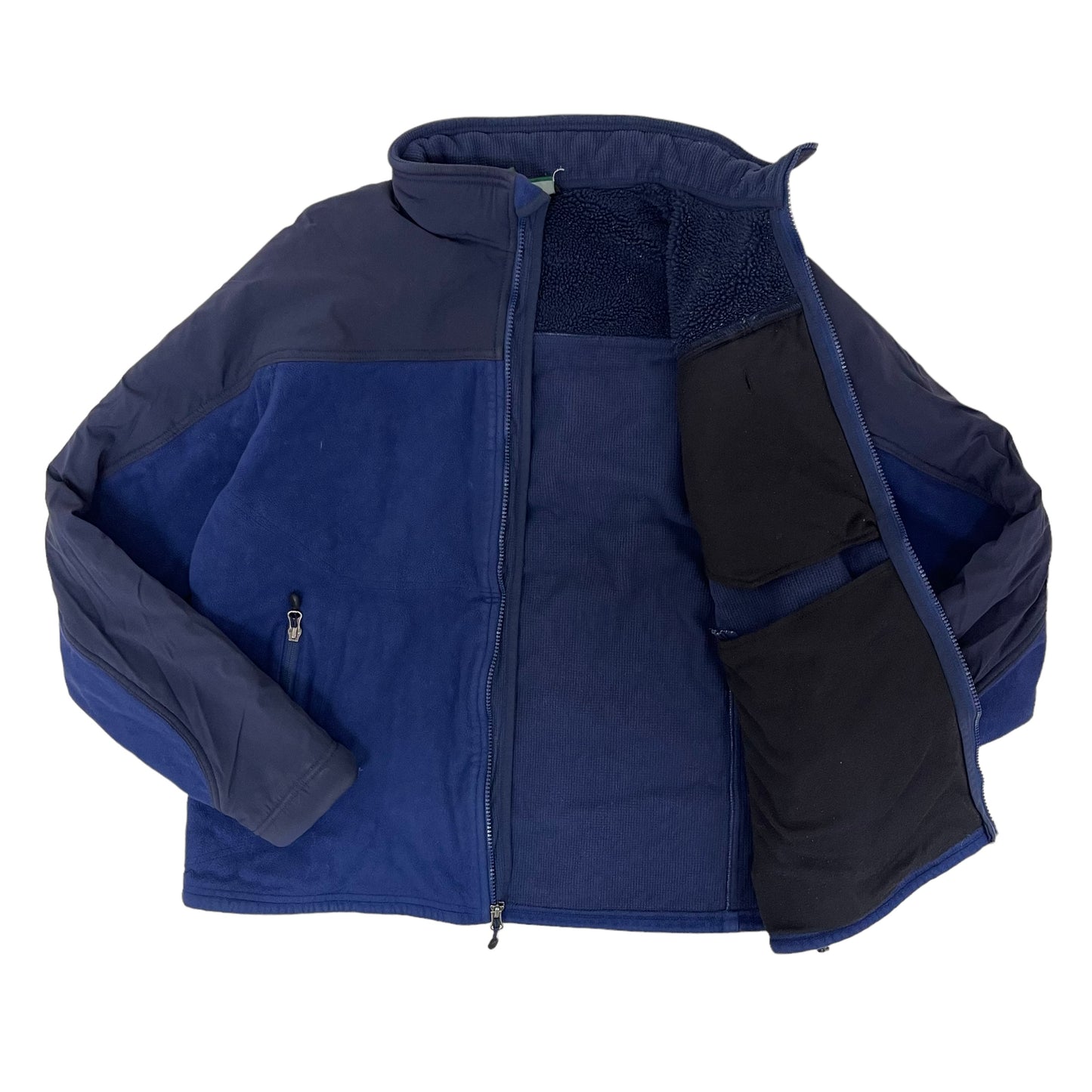 GC302 L.L.Bean フリーストップス トップス ジップアップ ネイビー メンズ サイズL