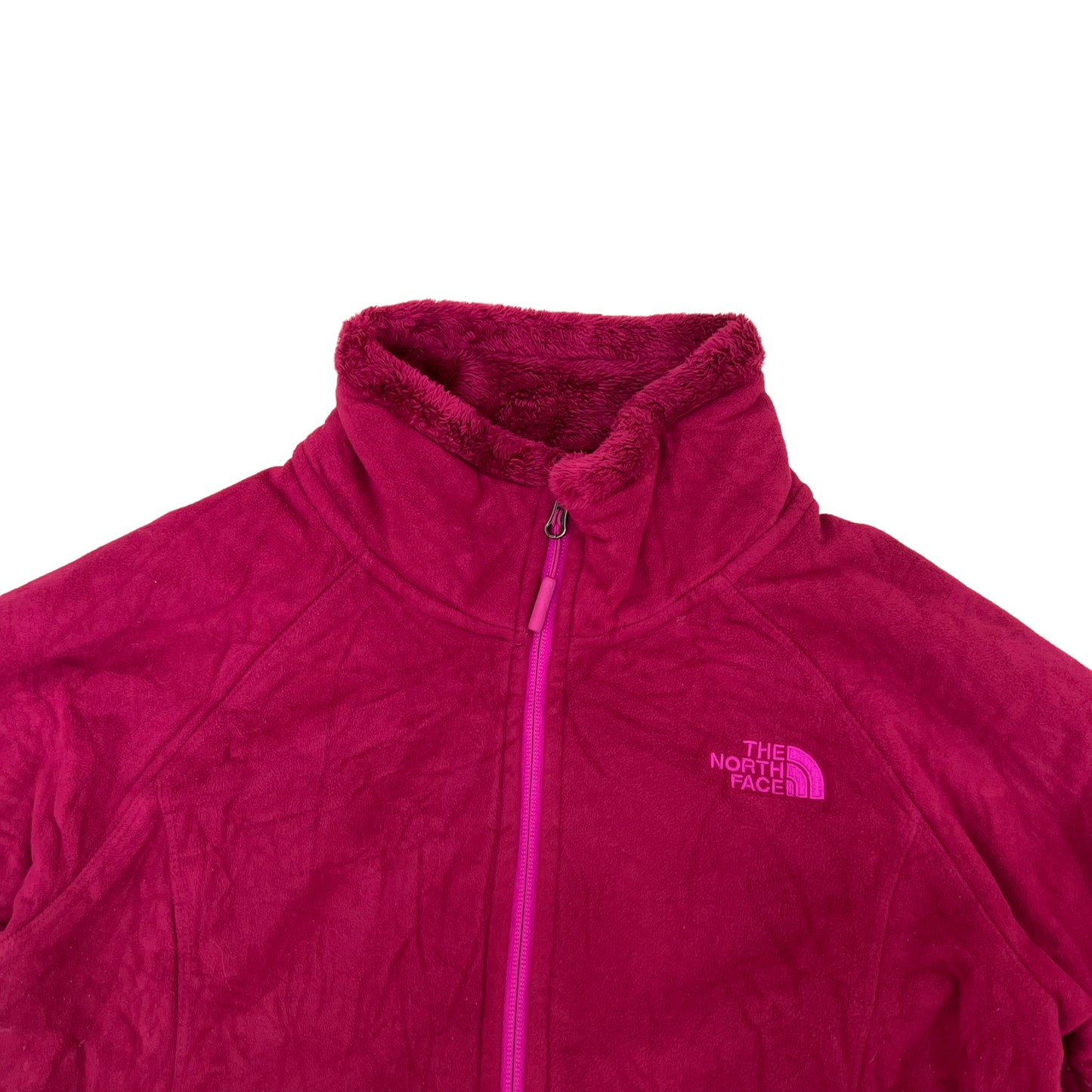 GM162 THE NORTH FACE ザノースフェイス 長袖 ジップアップ フリース ジャケット トップス ピンク系 レディース M