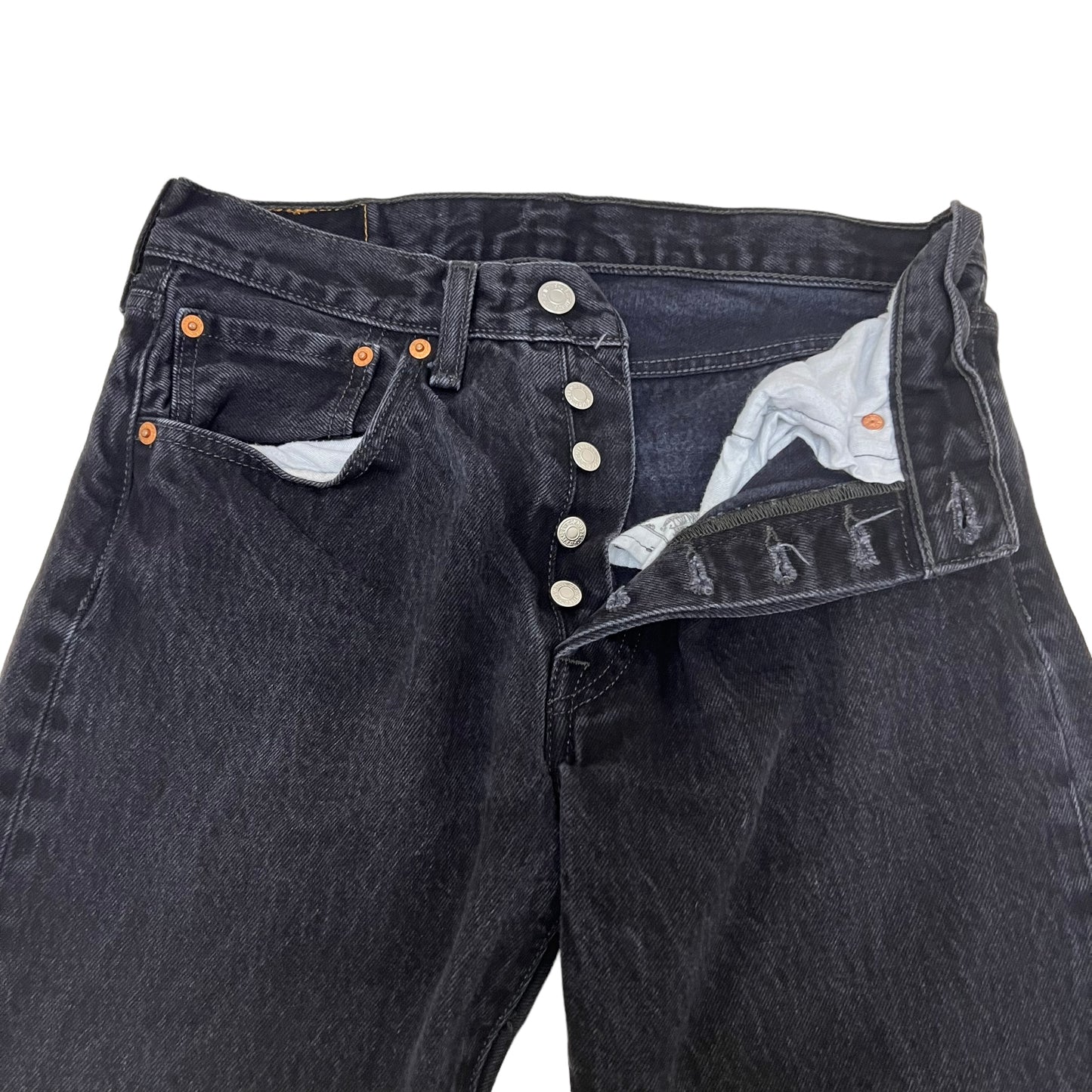 GM218 Levi's リーバイス 501 デニムパンツ ジーンズ ジーパン Gパン ロングパンツ ボトムス ブラック系 メンズ W31