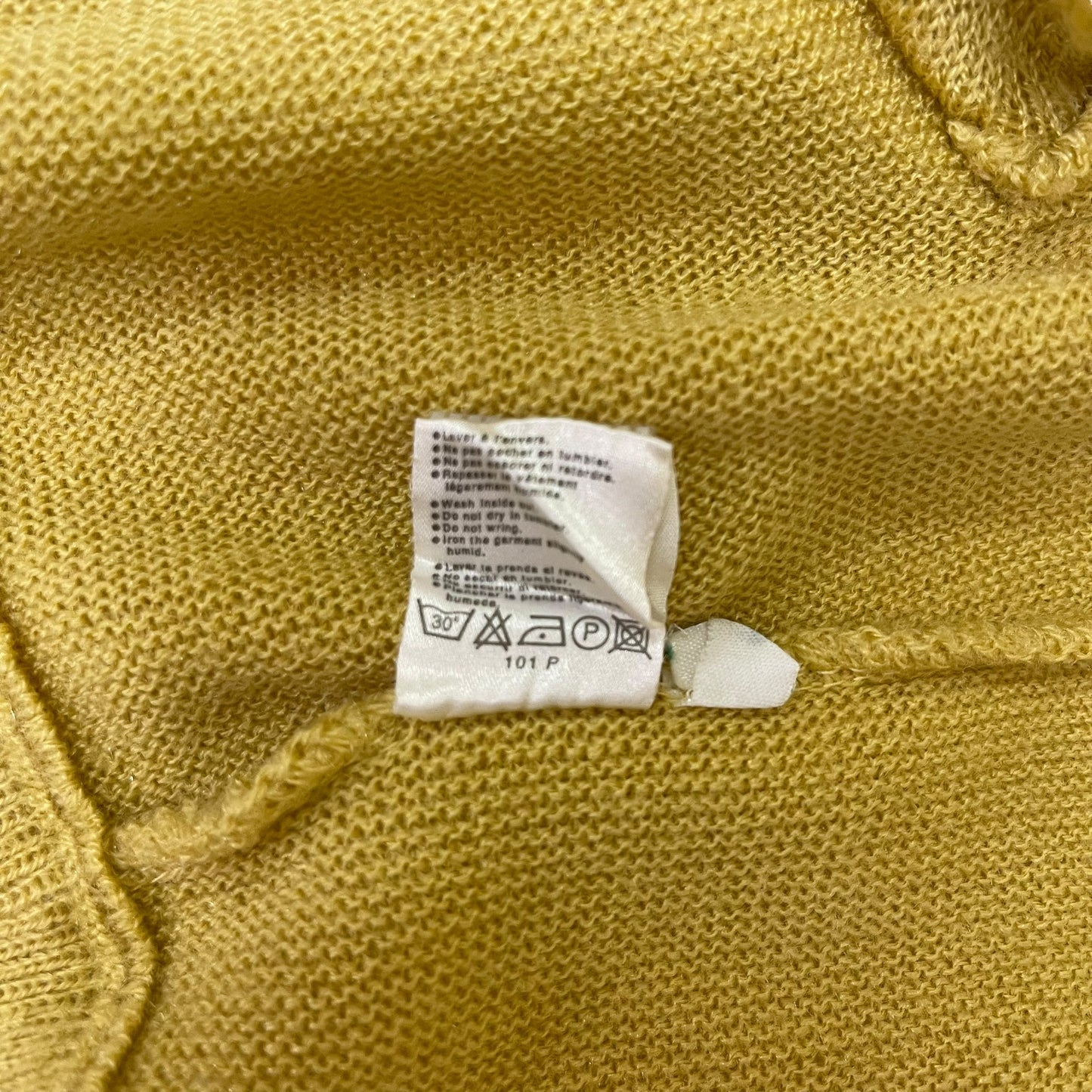 GC416 LACOSTE CHEMISE カーディガン 羽織り イエロー メンズ
