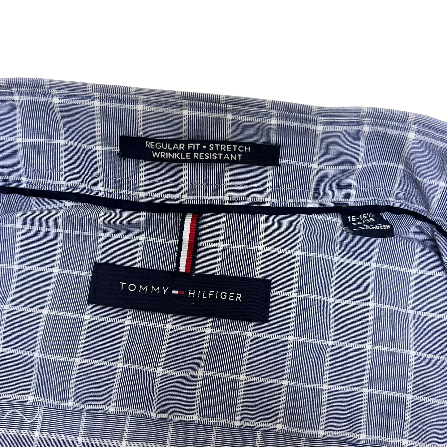 GM407 TOMMY HILFIGER トミーヒルフィガー 長袖 シャツ 羽織り トップス フロントボタン ネイビー系 総柄 メンズ L