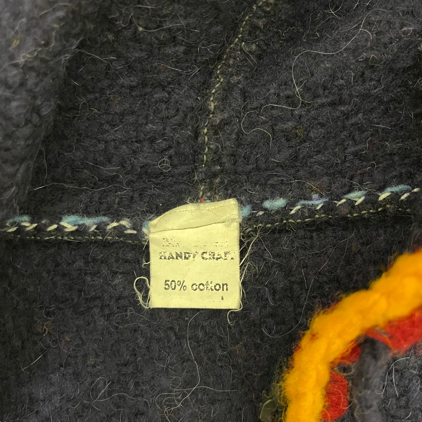 GC325 ECUADOR RAG JACKET
ラグカーディガン 羽織り ネイティブ柄 ジップアップ ネイビー系