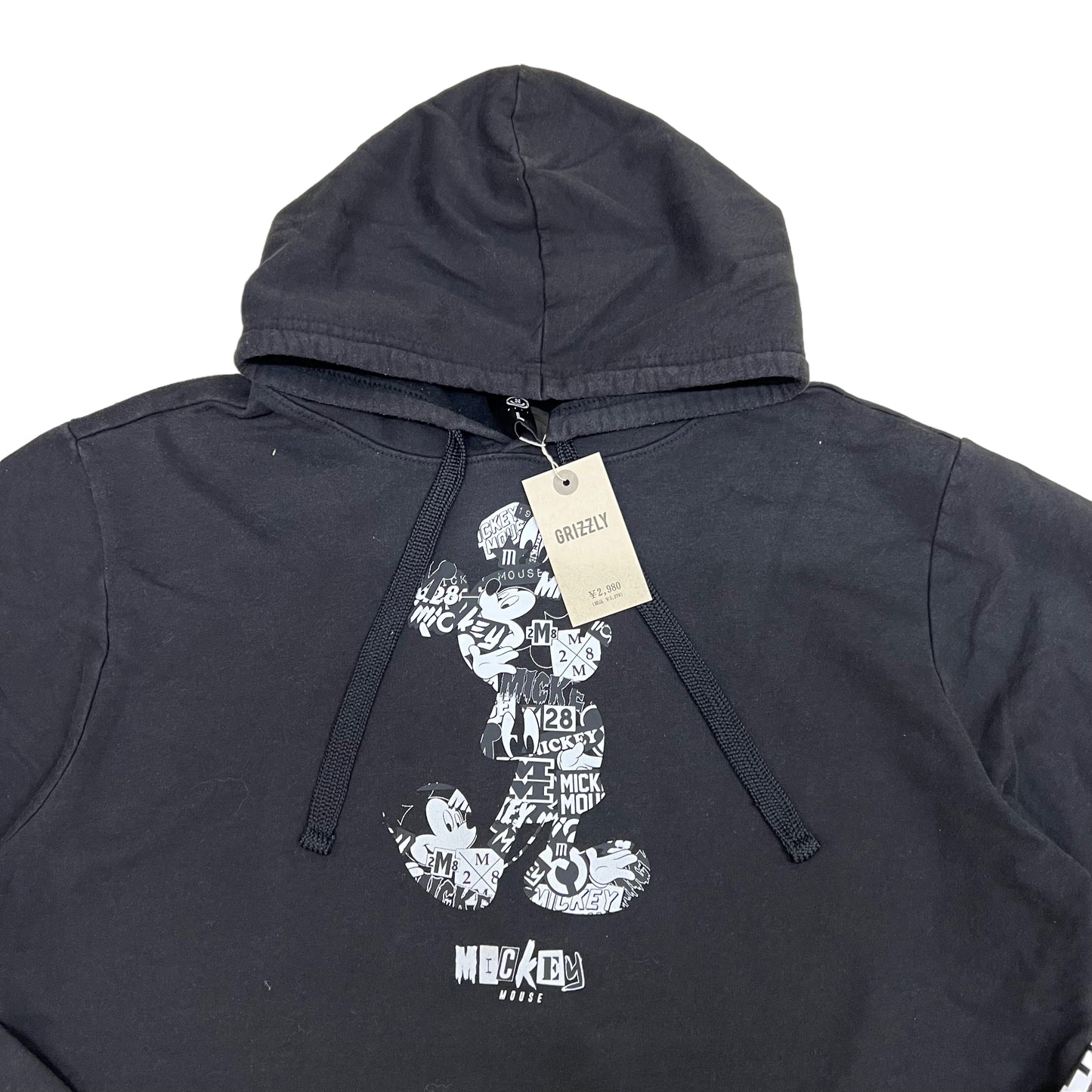 GM17 Disney ディズニー NEFF ネフ コラボ ミッキーマウス パーカー トップス ブラック メンズ L