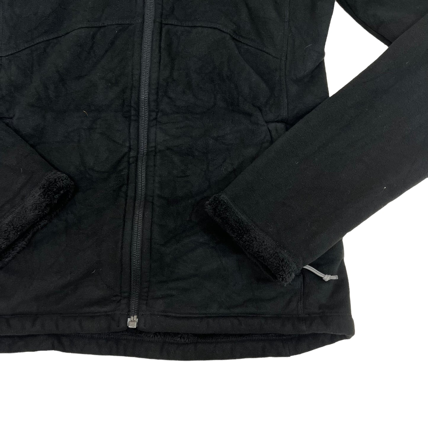 GM365 THE NORTH FACE ザノースフェイス 長袖 ジップアップ フリース ジャケット 上着 羽織り トップス ブラック レディース XS