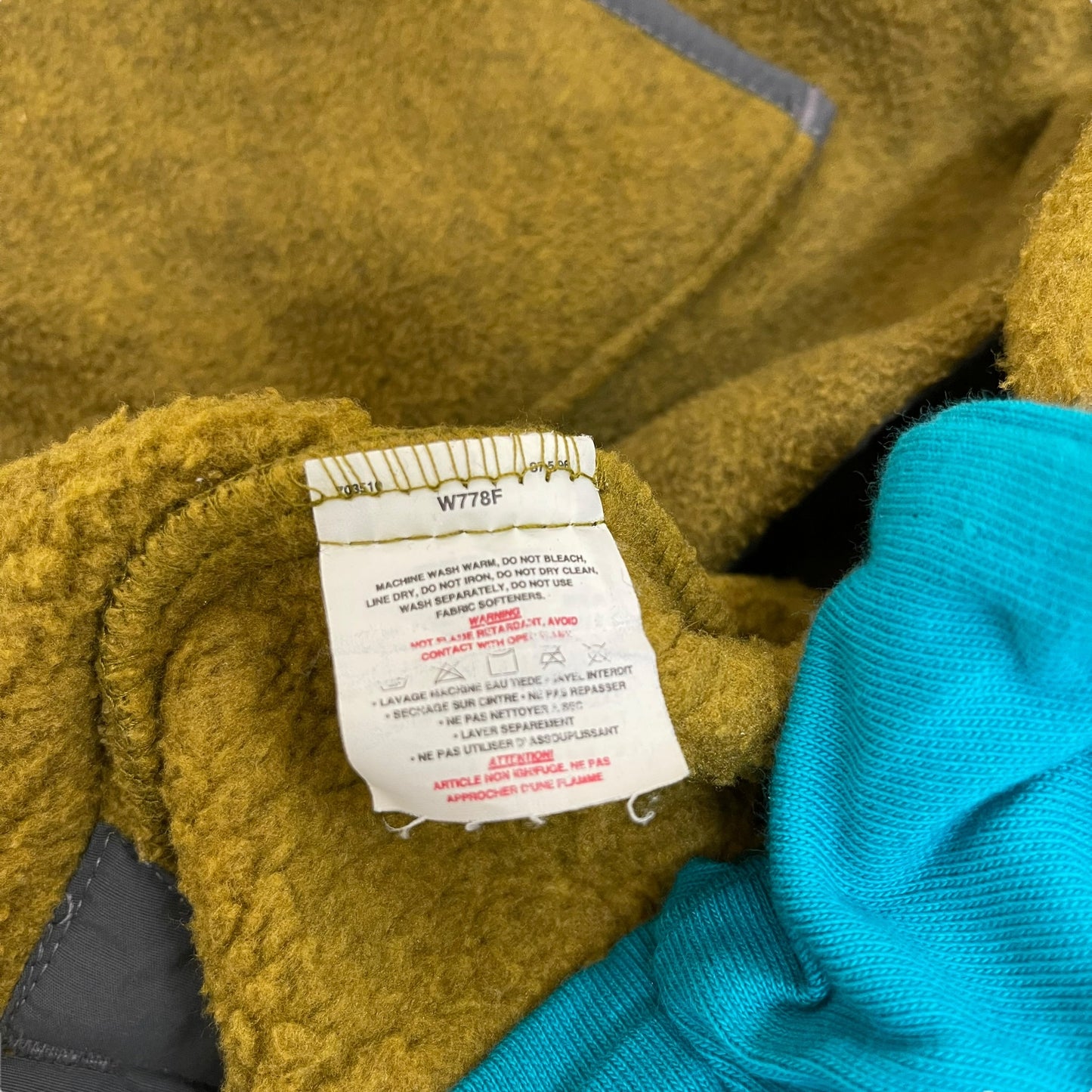 GC211 USA製 patagonia フリーストップス トップス 羽織 カーキ系 メンズ サイズS