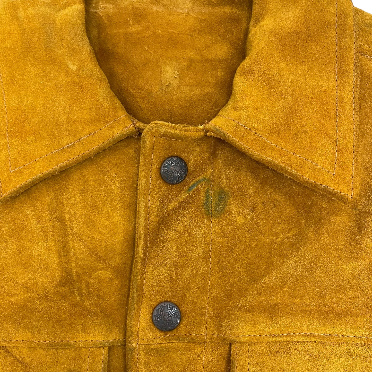 GC320 70'S SUEDE TRUCKER JACKET ジャケット レザージャケット マスタード メンズ