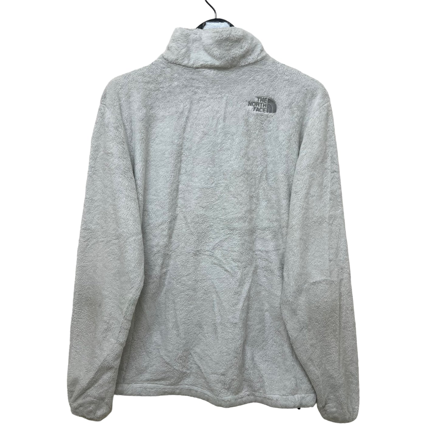 GM394 THE NORTH FACE ザノースフェイス 長袖 フリース ジップアップ ジャケット 上着 羽織り トップス ホワイト系 レディース L