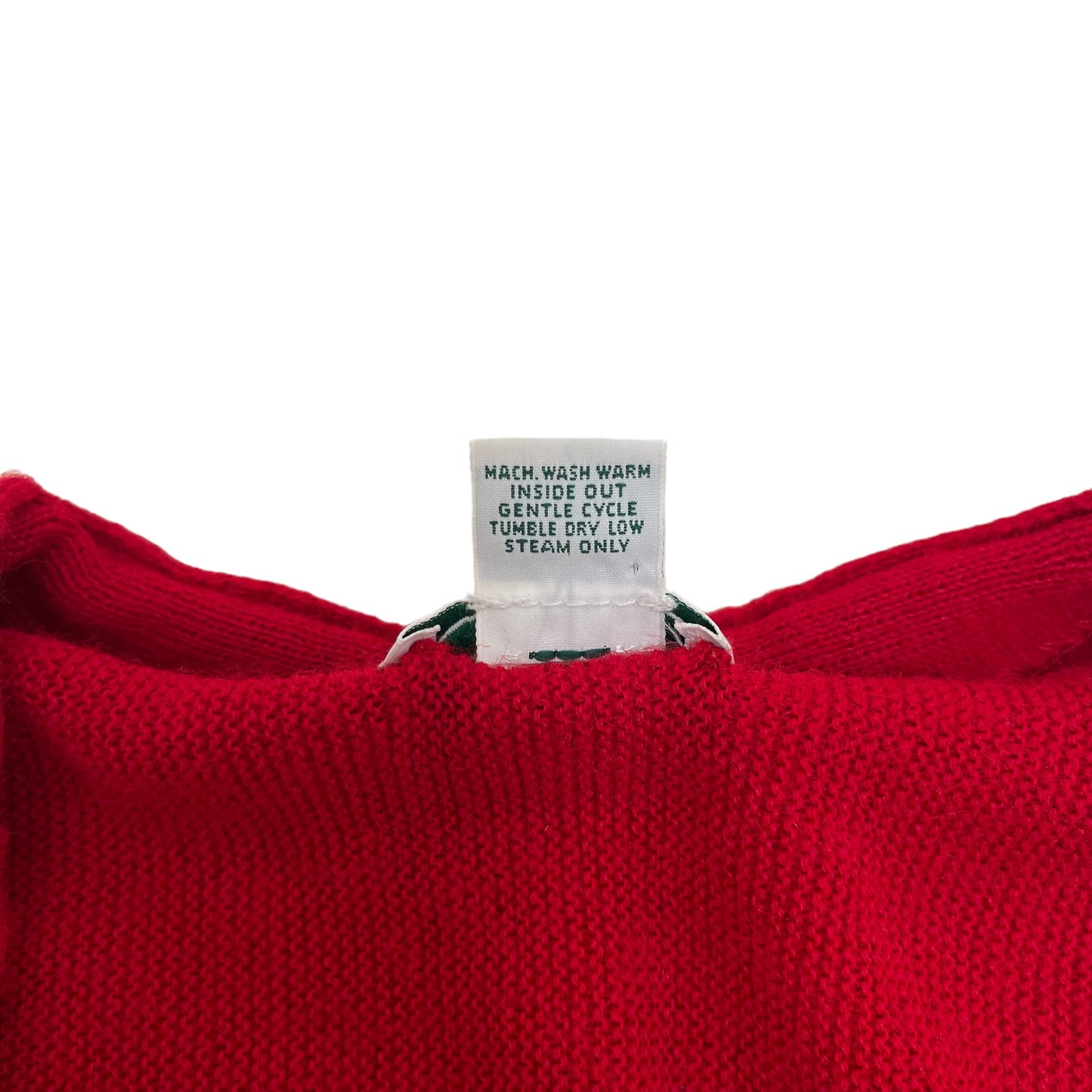 GC189 IZOD LACOSTE ニットカーディガン トップス レッド メンズ サイズL