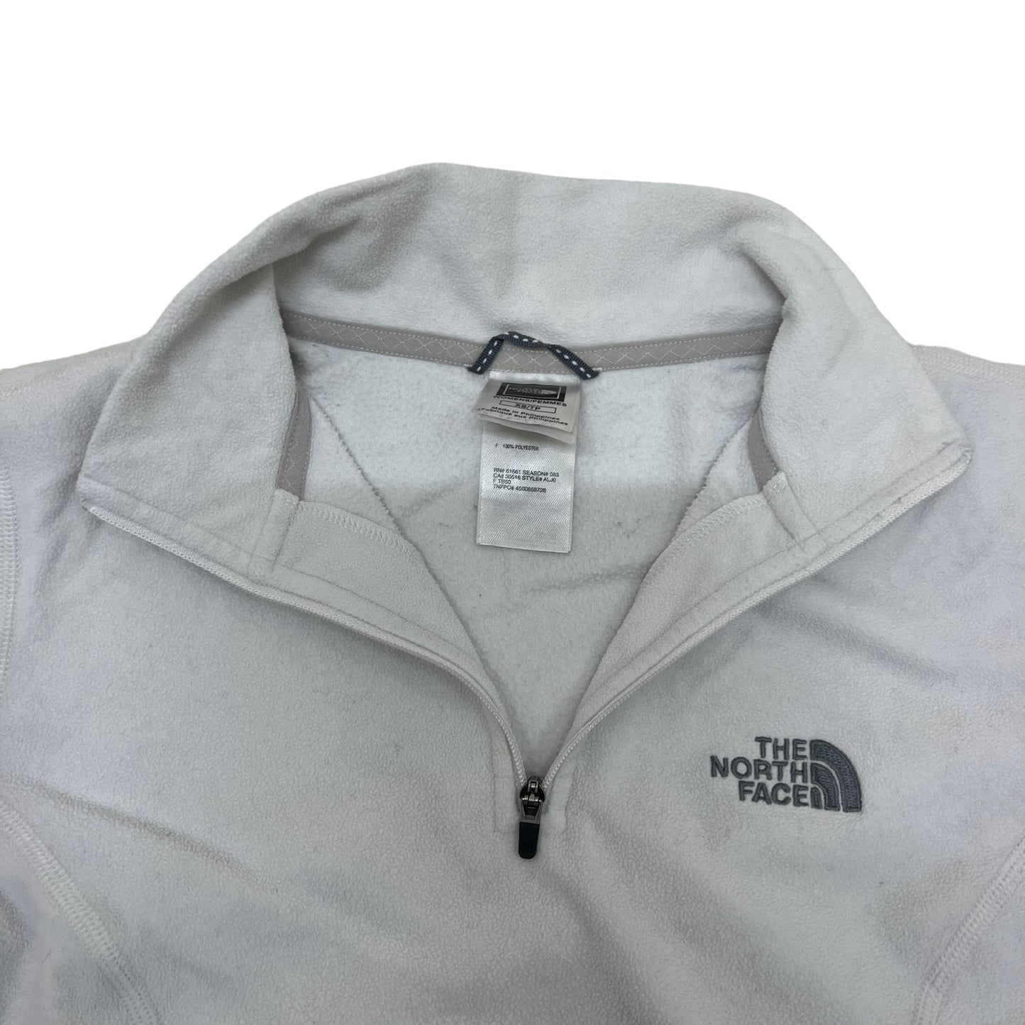 GM366 THE NORTH FACE ザノースフェイス 長袖 フリース トップス プルオーバー ホワイト レディース XS