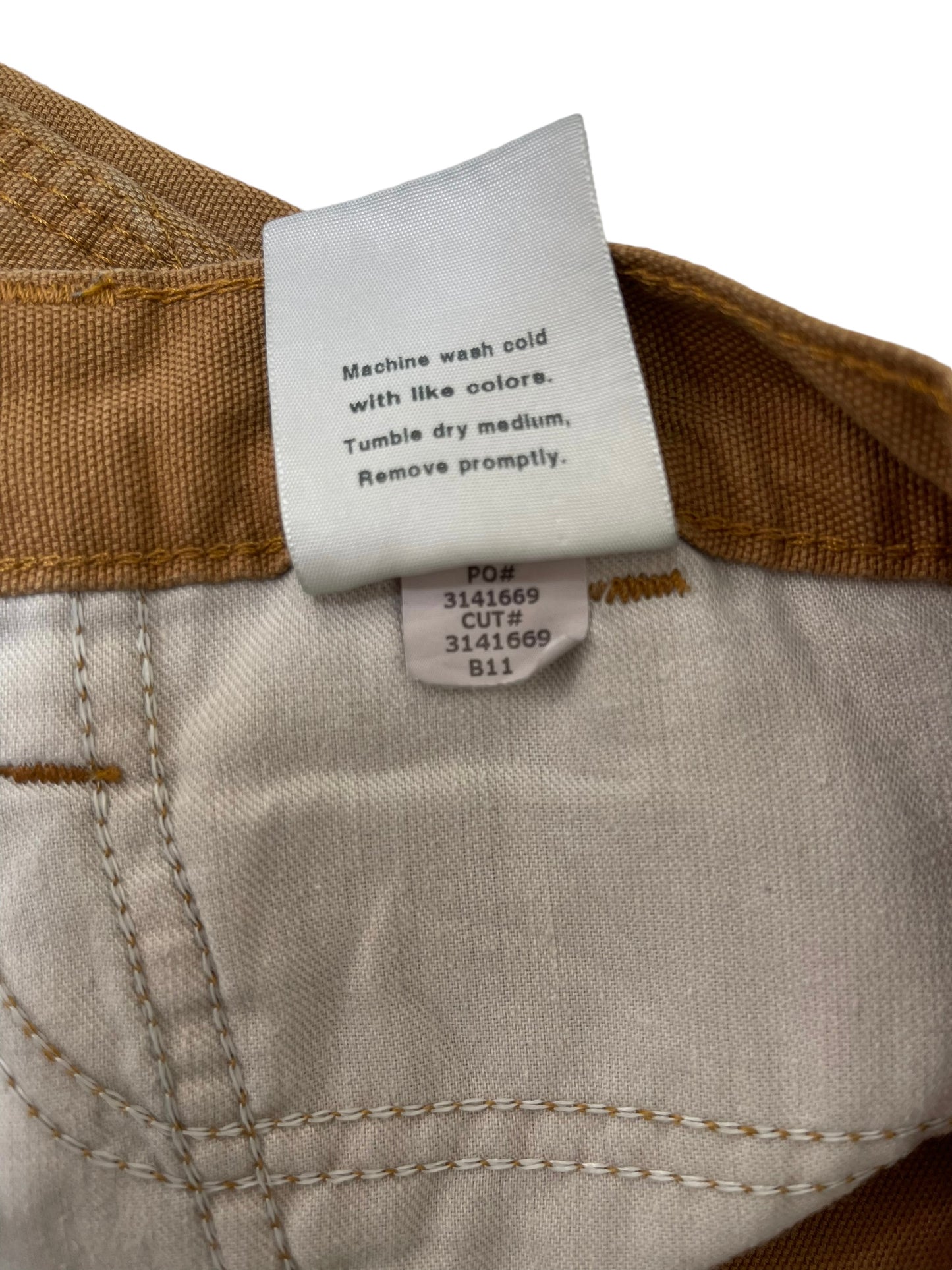 GC79 carhartt ダック生地 ワークパンツ ダックパンツ ベージュ メンズ サイズ38/32