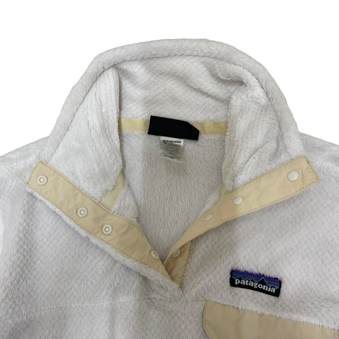 GC354 patagonia フリーストップス トップス ハーフスナップボタン ホワイト レディース サイズM
