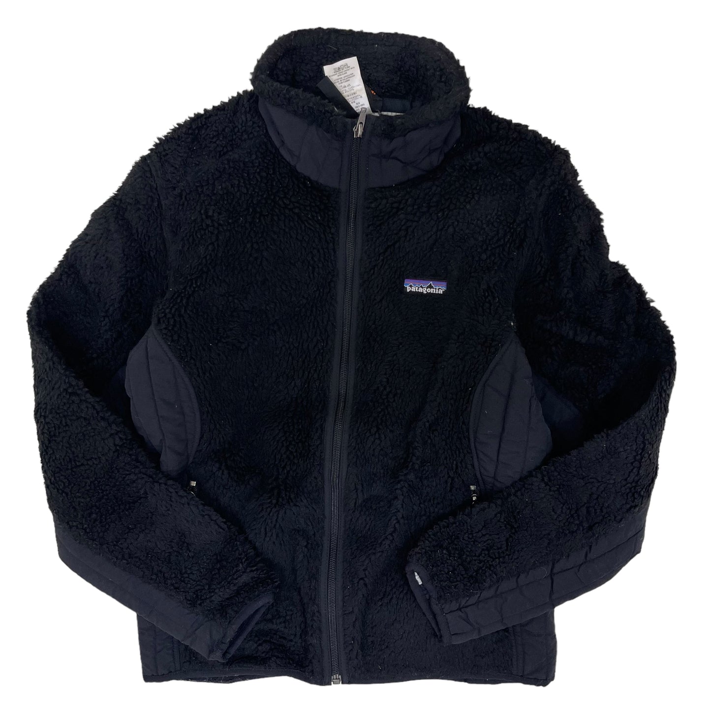 GC329 patagonia SYNGHILLA フリーストップス 切り替え トップス ジップアップ ブラック レディース サイズM