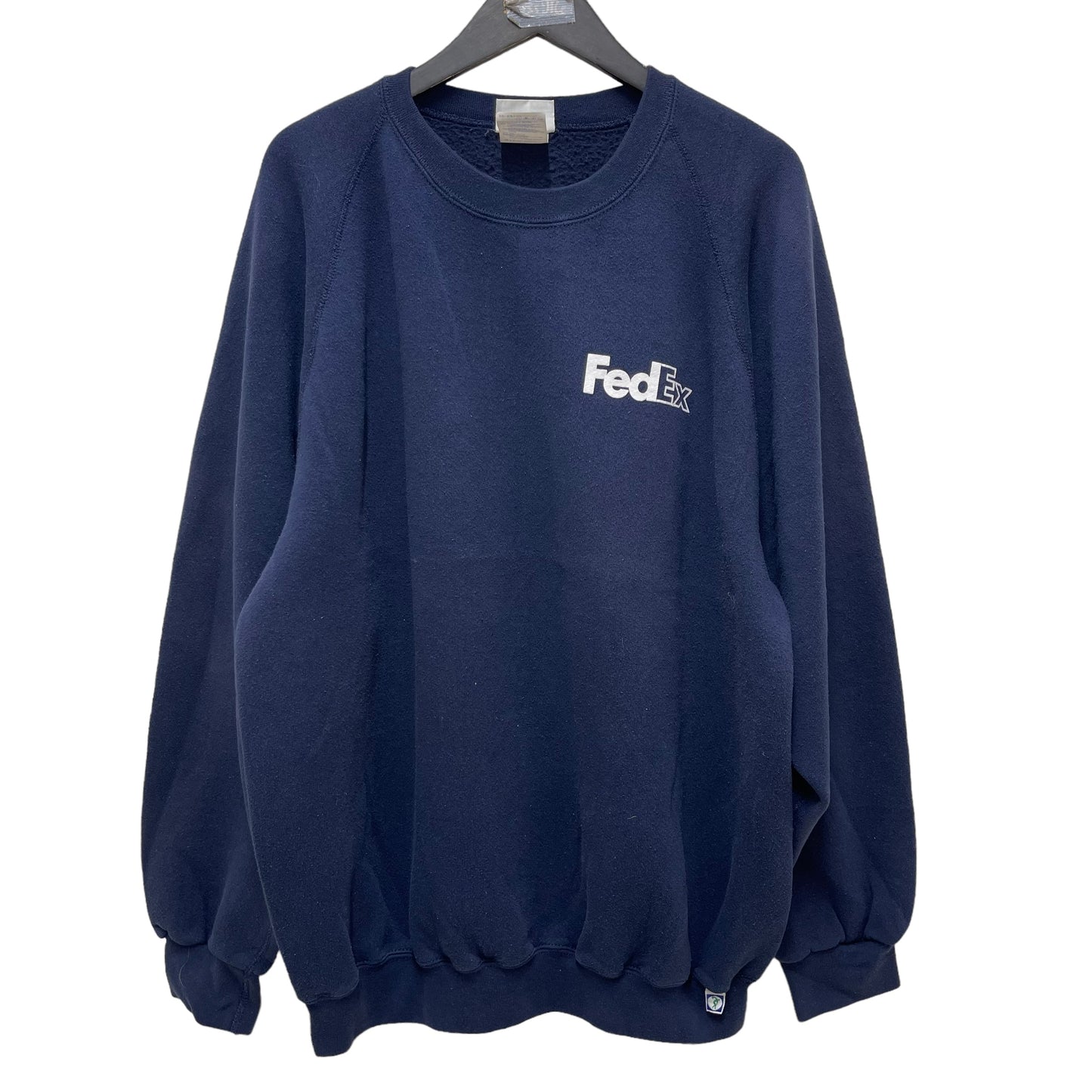 GC411 DISCUS AT HLETIC FedEx フリーストレーナー トレーナー プルオーバー ネイビー メンズ サイズXL