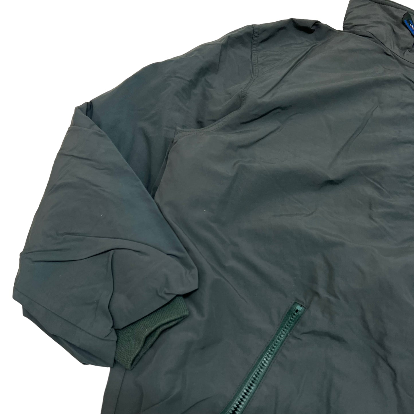 GM89 L.L.Bean エルエルビーン 長袖 ジップアップ ナイロンジャケット ダークグリーン メンズ XL