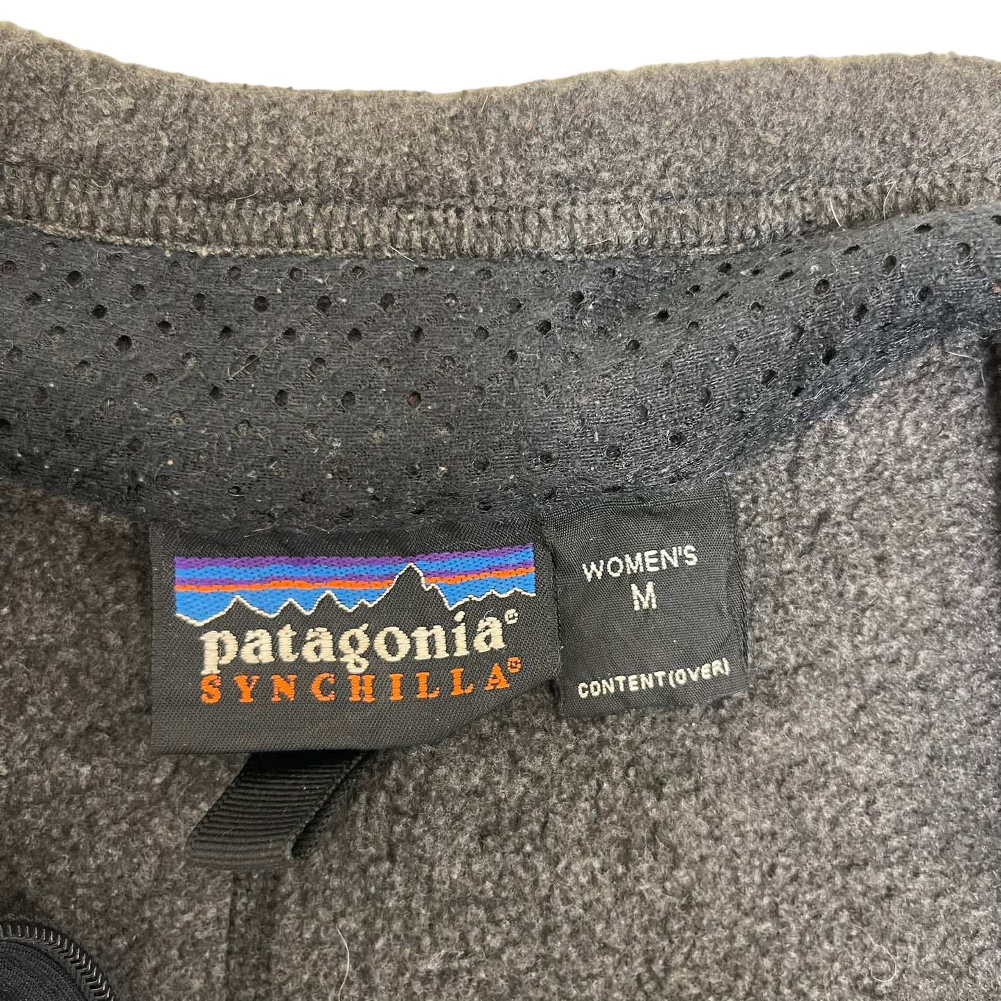 GC105 patagonia SYNCHILLA フリースベスト ベスト チャコールグレー レディース サイズM