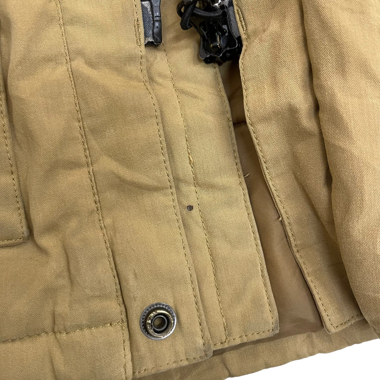 GC290 carhartt 中綿ジャケット ジャケット フーディー ジップアップ ベージュ メンズ サイズS